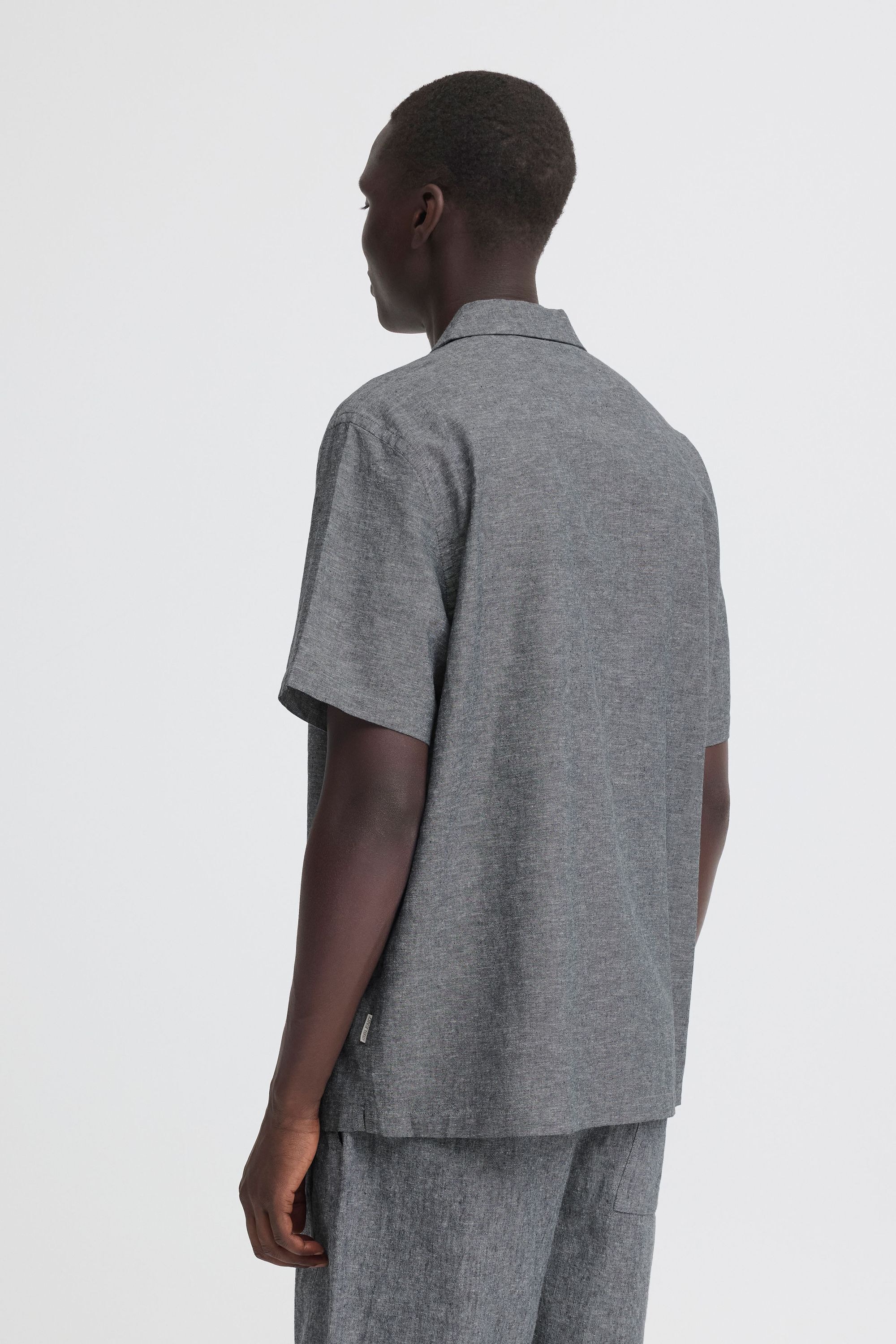 Blend Leinenhemd »BHAban Cuba Linen Mix« Leichtes Kurzarmhemd aus Baumwoll-Leinen-Mix