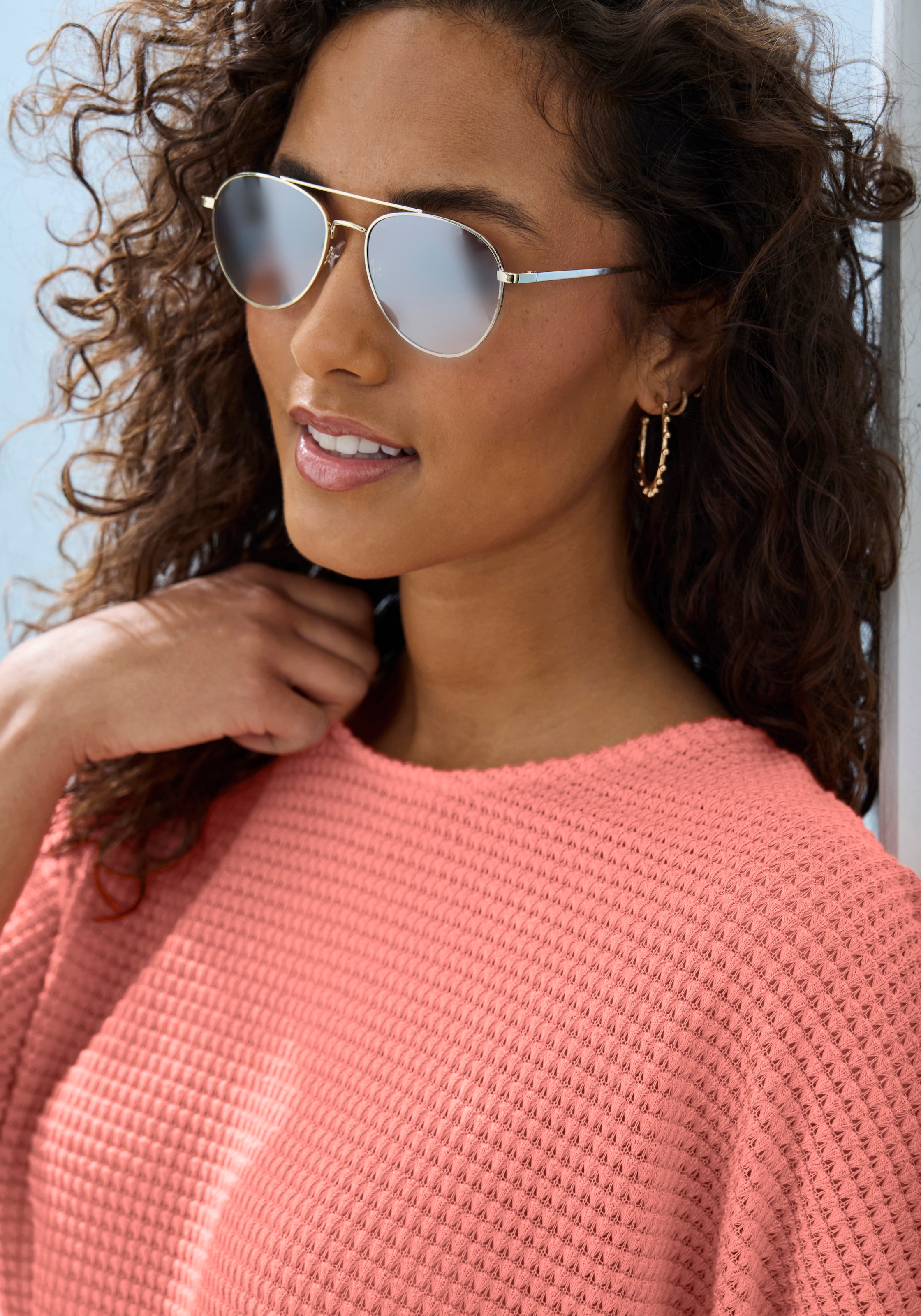 Vivance »aus bügelfreiem Waffelstrick« aus bügelfreier Strickqualität