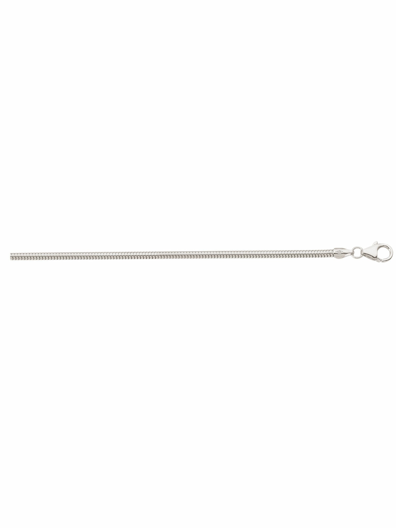 Adelia´s Silberkette »925 Silber Schlangen Halskette Ø 1 mm«, Silberschmuck für Damen