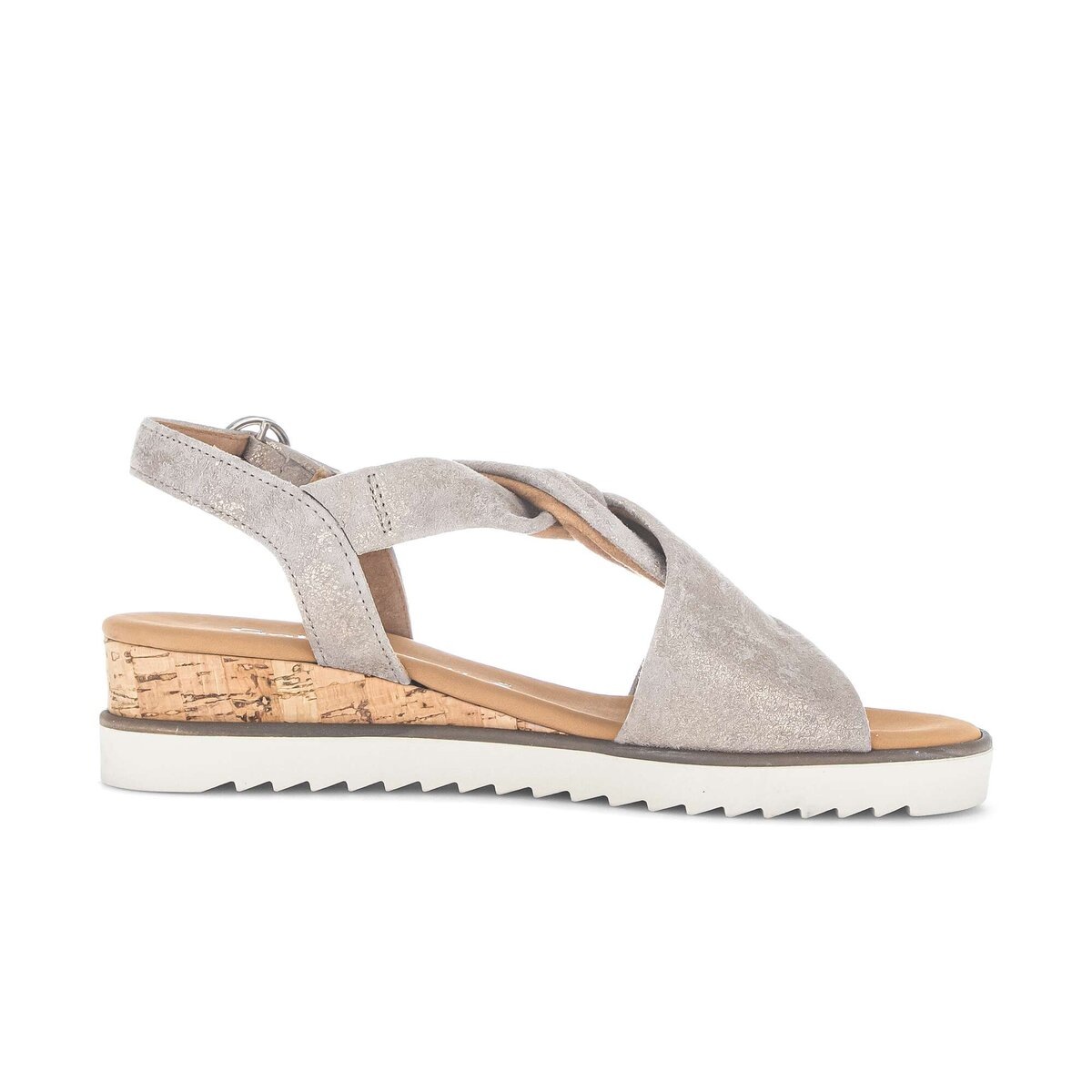 Keilsandalette GABOR "Keilsandalette", Damen, Gr. 35, beige, Schuhe 5