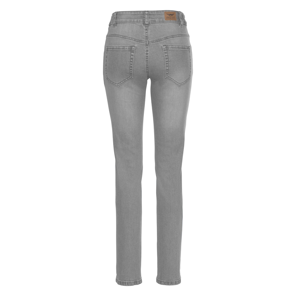 Arizona Slim-fit-Jeans »Bund mit seitlichem Gummizugeinsatz«, High Waist