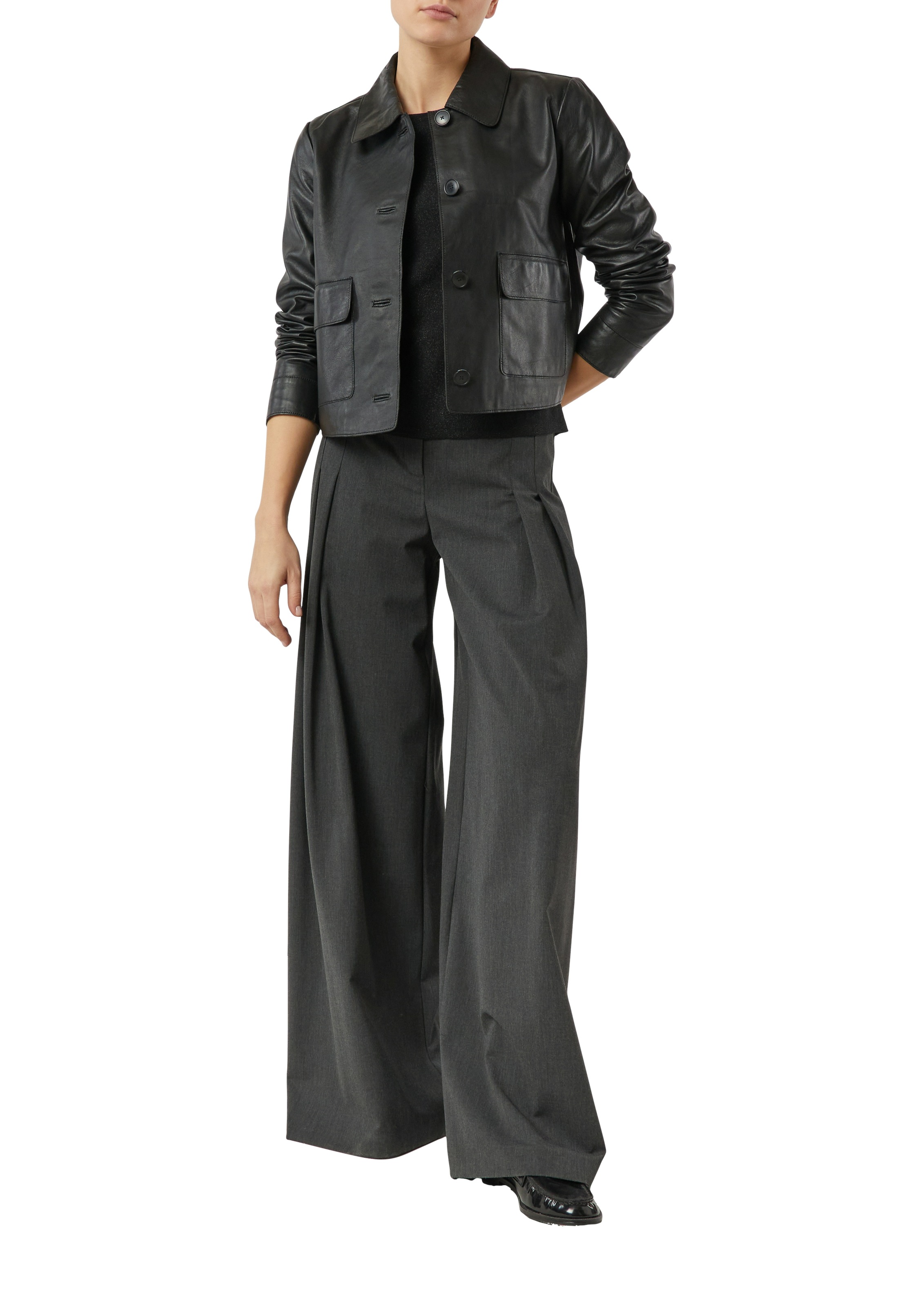 Comma 3/4 Arm-Pullover mit Glitzerdetails günstig online kaufen