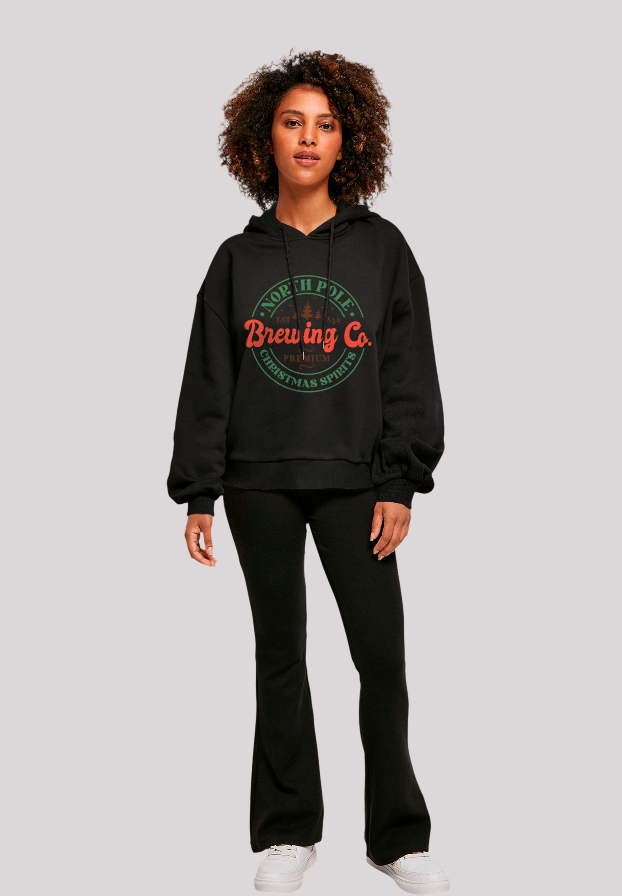 F4NT4STIC Kapuzenpullover »North Pole Weihnachten Spirits Brewing Company«, Premium Qualität, Christmas Collection