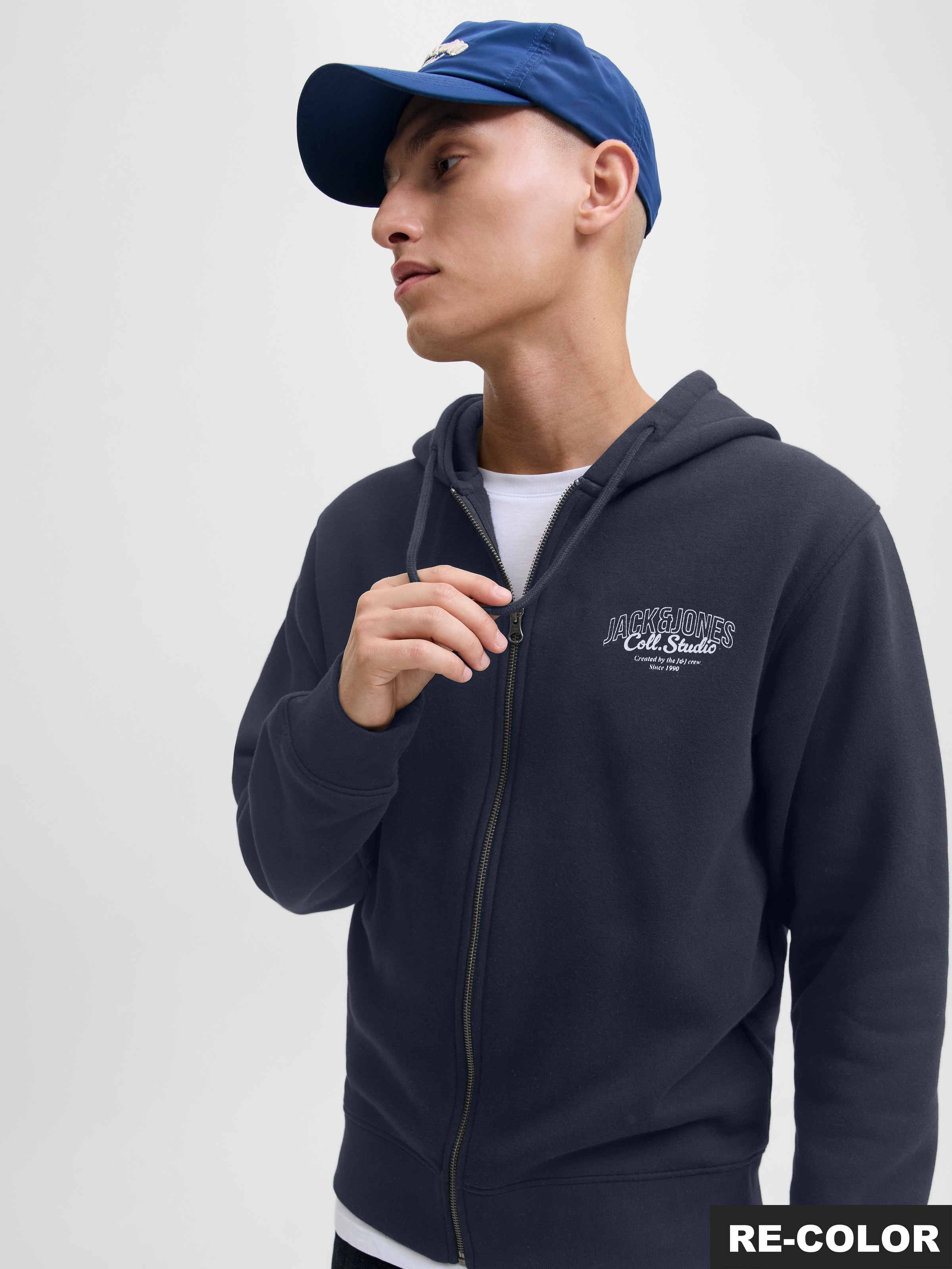 Jack & Jones Kapuzensweatjacke "JJMAKOTO SWEAT ZIP HOOD" günstig online kaufen
