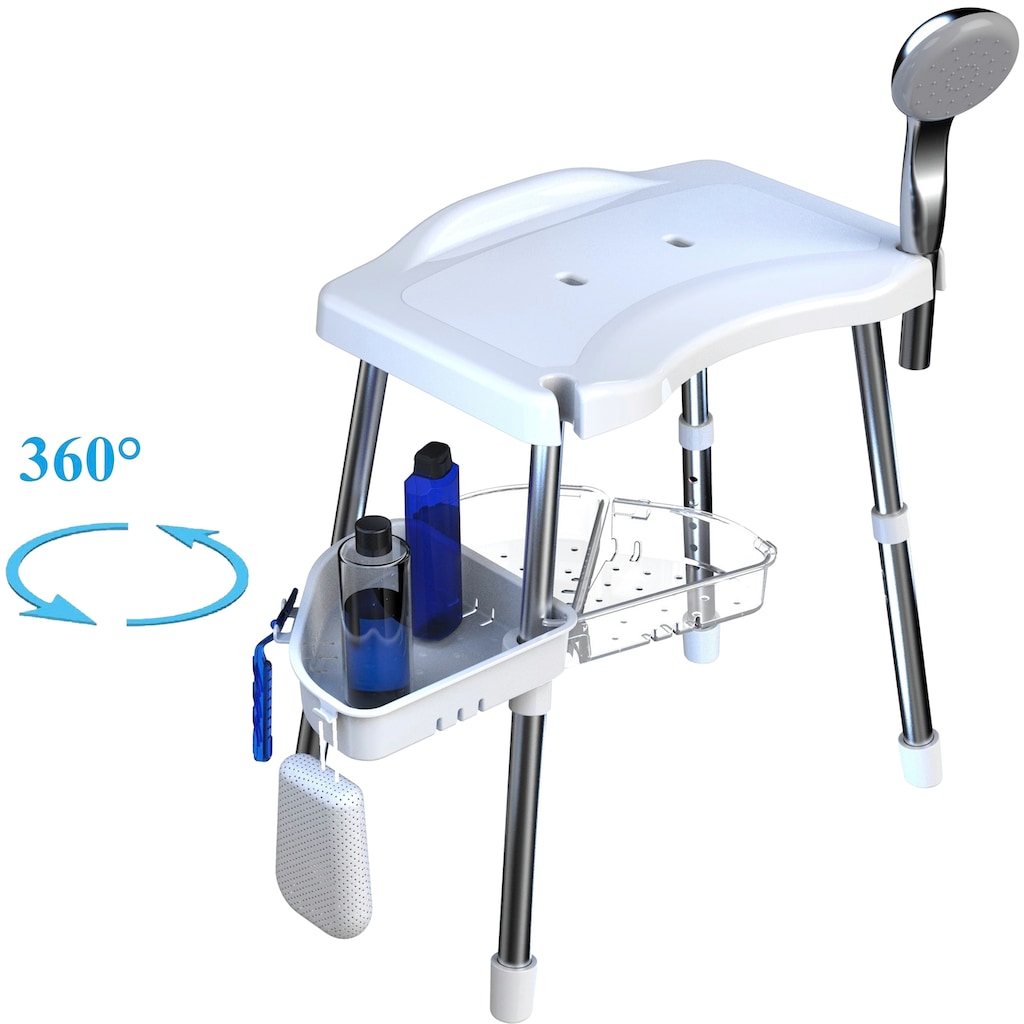 Bischof Dusch- und Badhocker, belastbar bis 150 kg