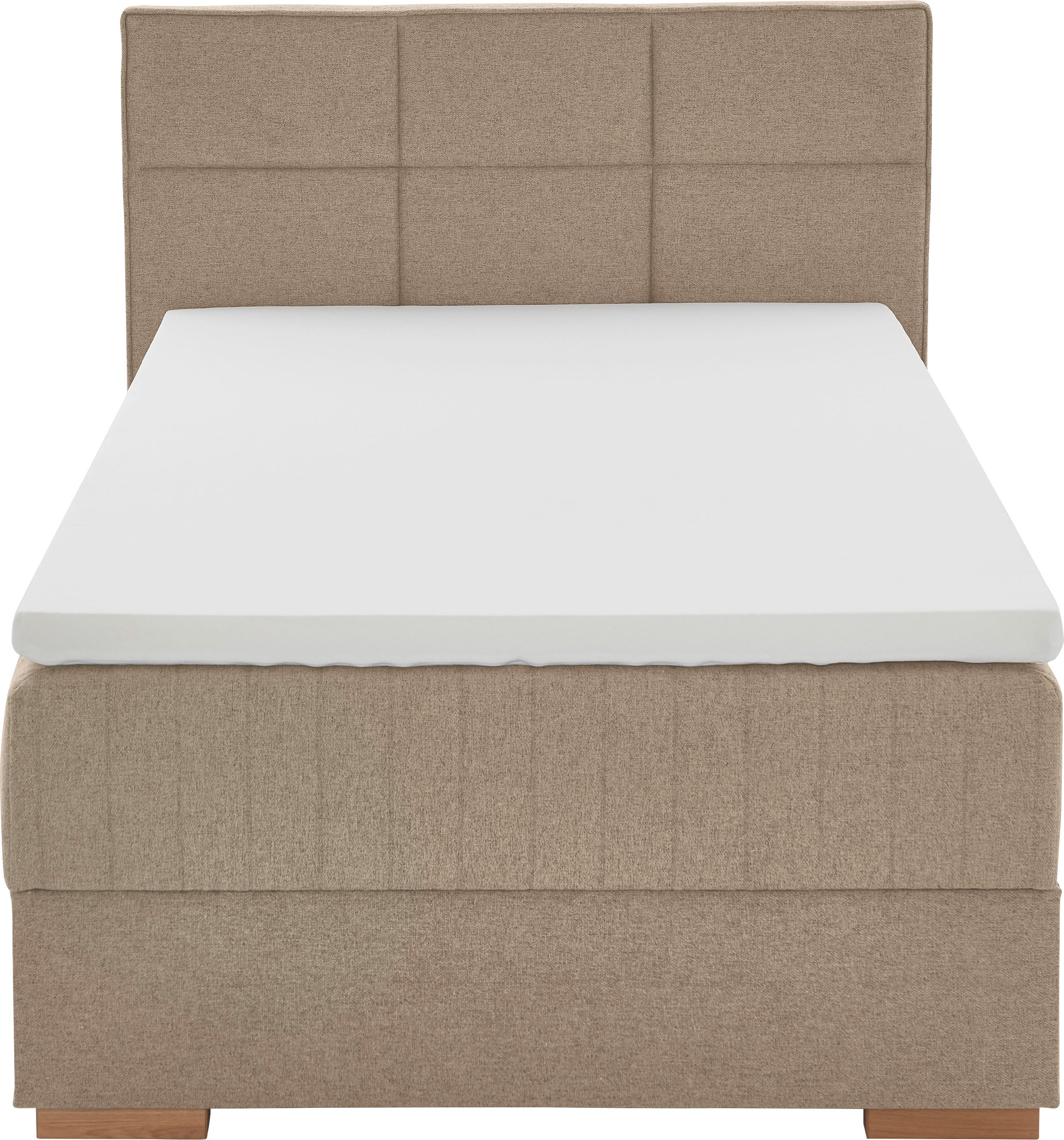 meise.möbel Boxspringbett »Tambo«, inkl. Bettkasten & Topper, erhältlich in 120x200cm oder 180x200cm