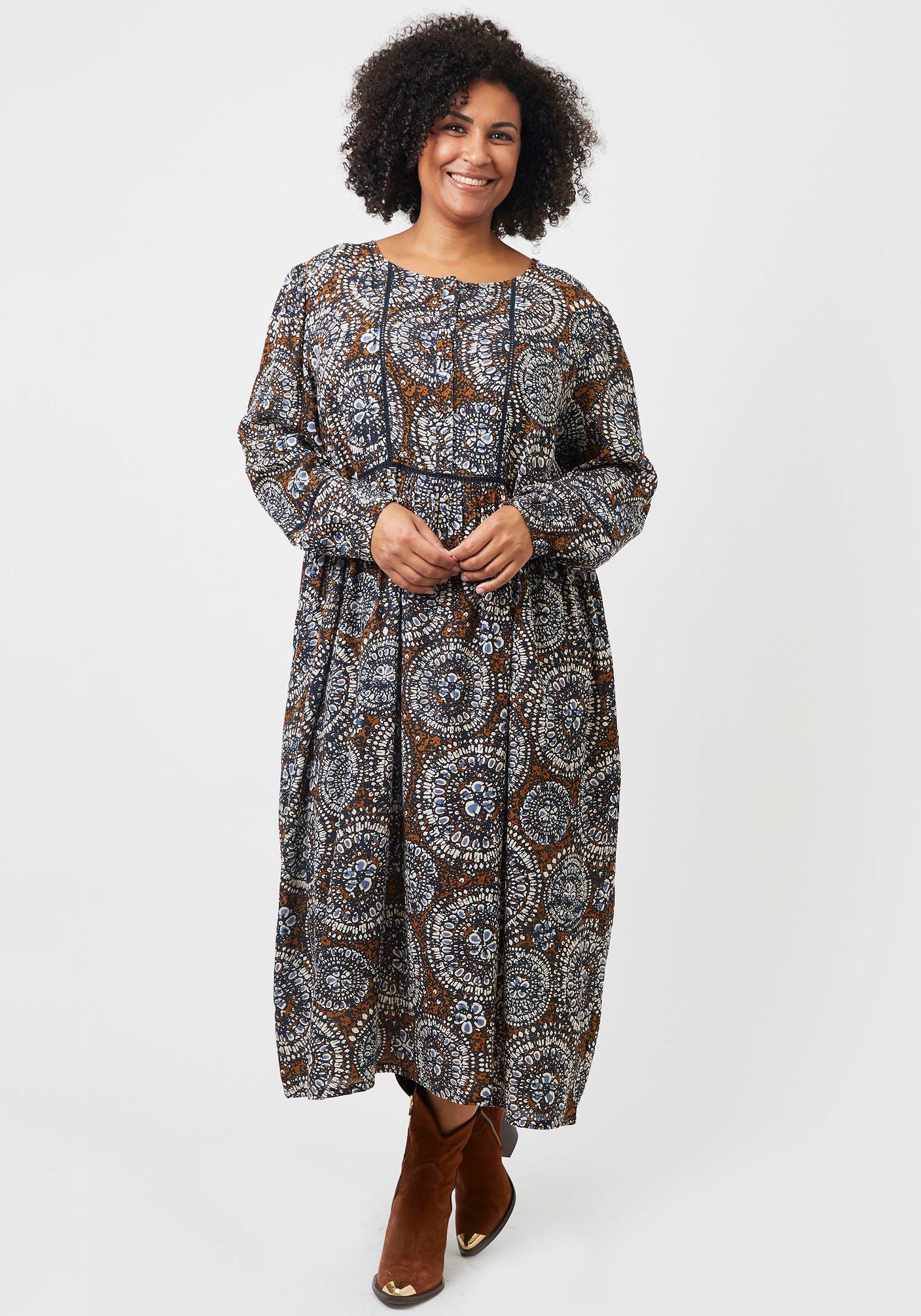 BAUR | kaufen Allround-Muster Jerseykleid, mit ADIA