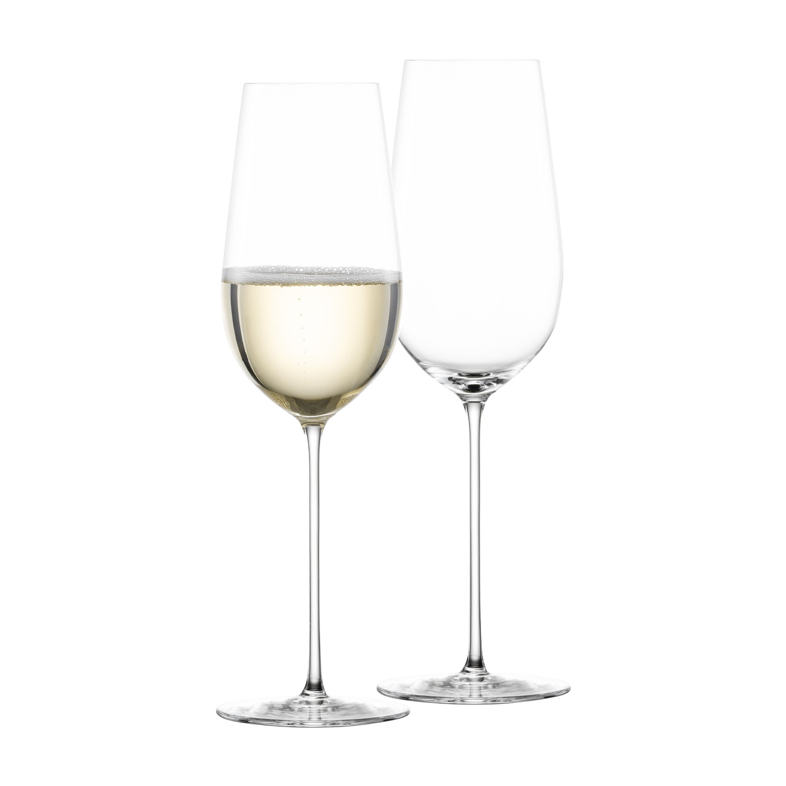 ZWIESEL GLAS Champagnerglas "Champagnergläser VUELO 323 ml 2er Set transparent", Ø 7,6cm x 23,8cm, 323ml, 2 tlg., bunt, Trinkgefäße,