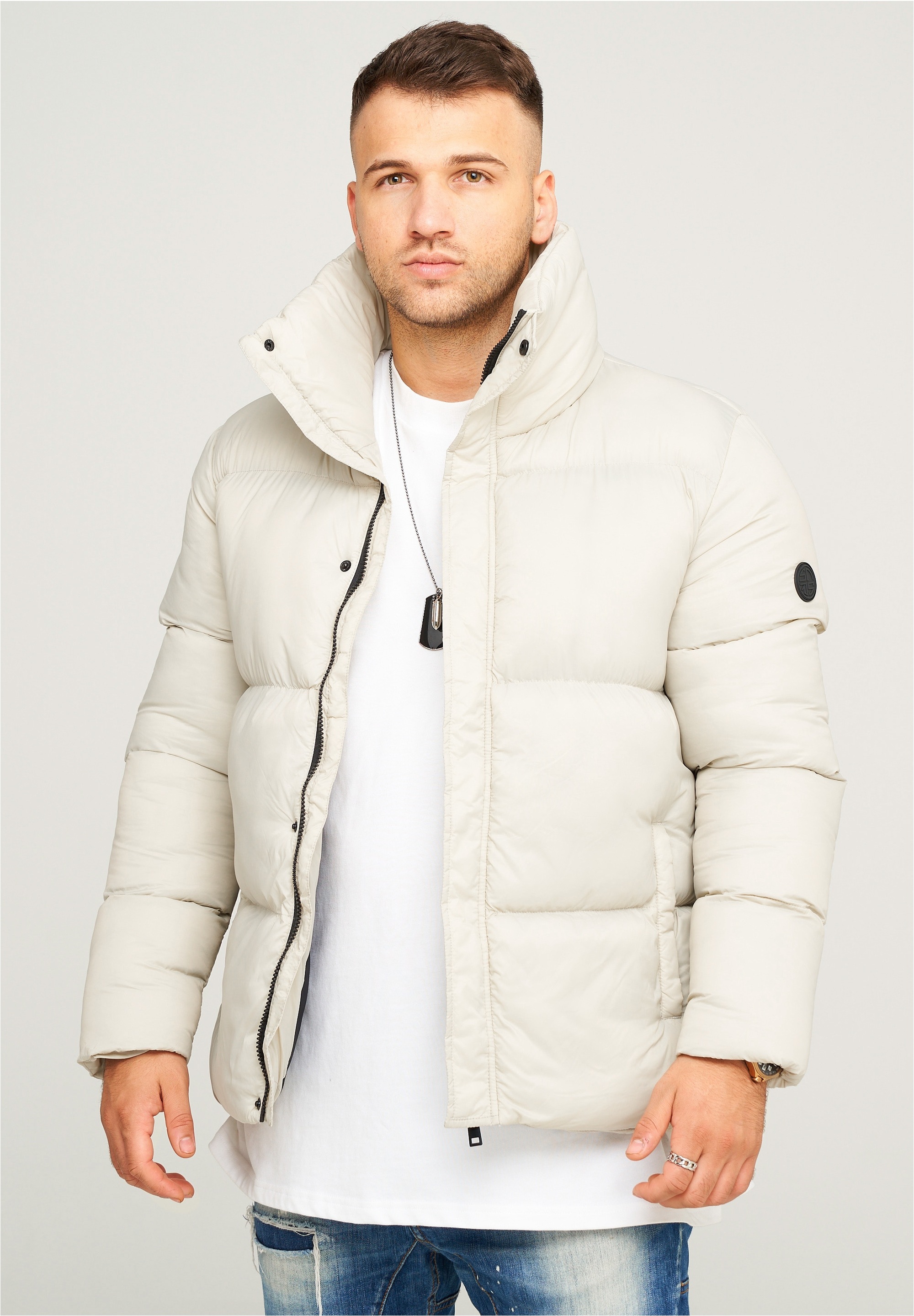 behype Steppjacke »BHJEFFREY PUFFER«, mit hohem Kragen