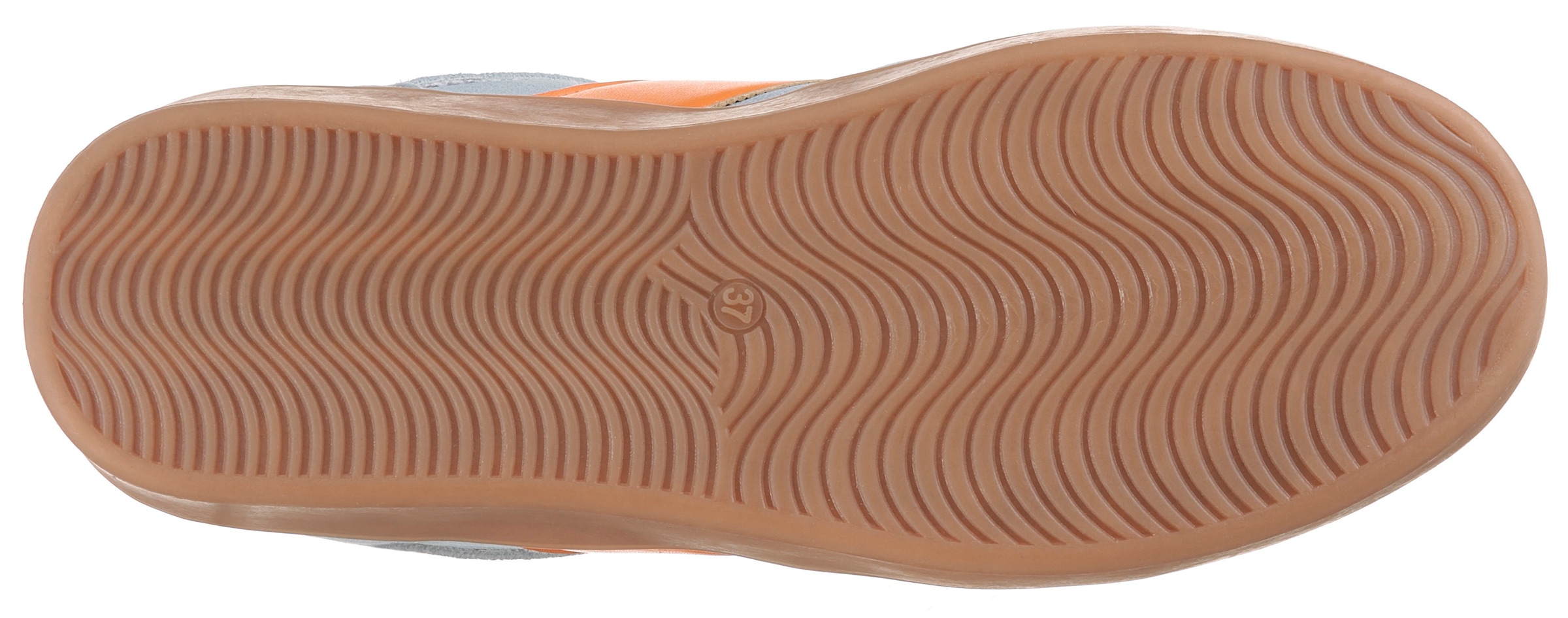 Aniston Aniston Women's Low Sneaker Light Blue-Orange 37 4