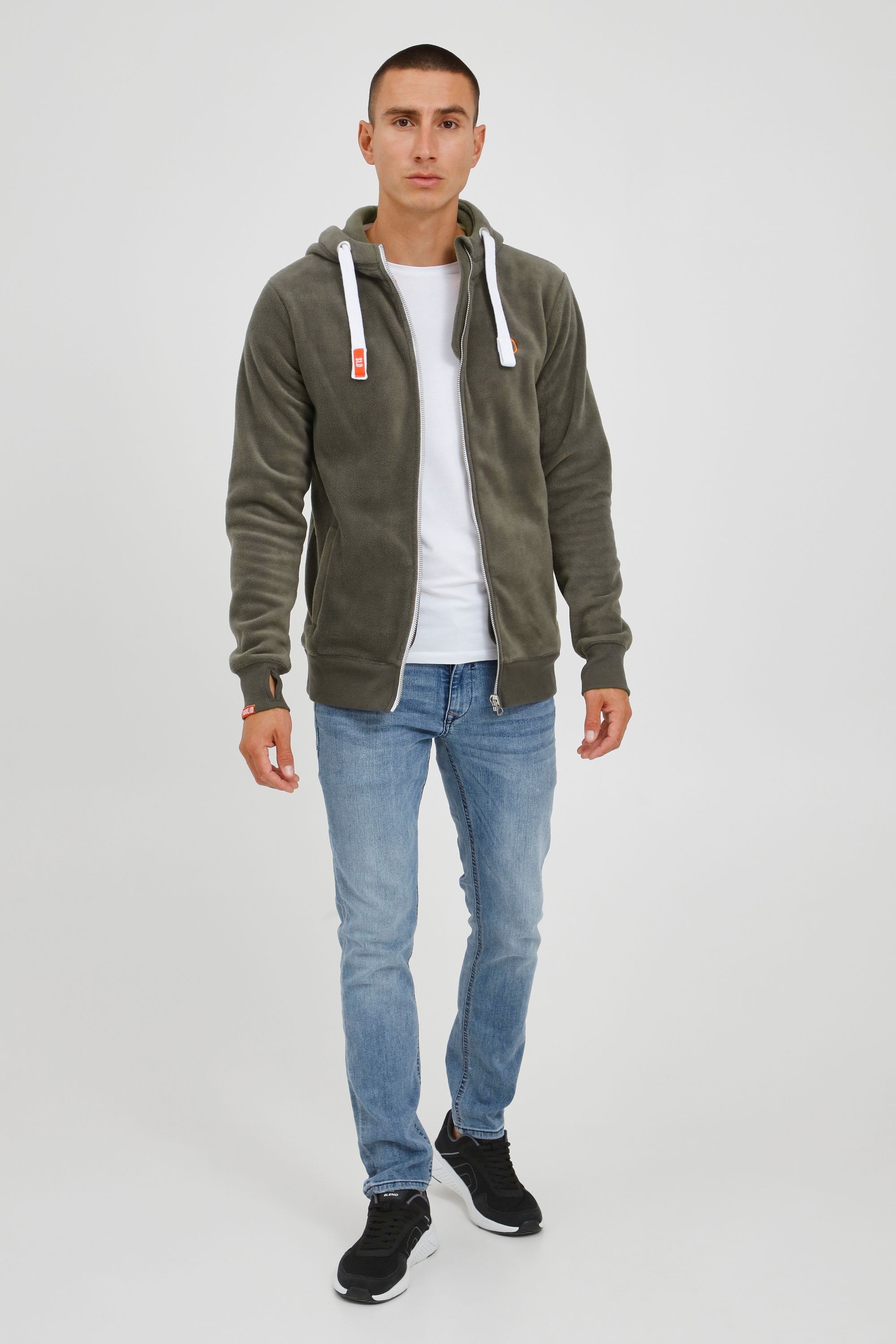 !Solid Fleecejacke »Fleecejacke SDLo«, mit Kapuze