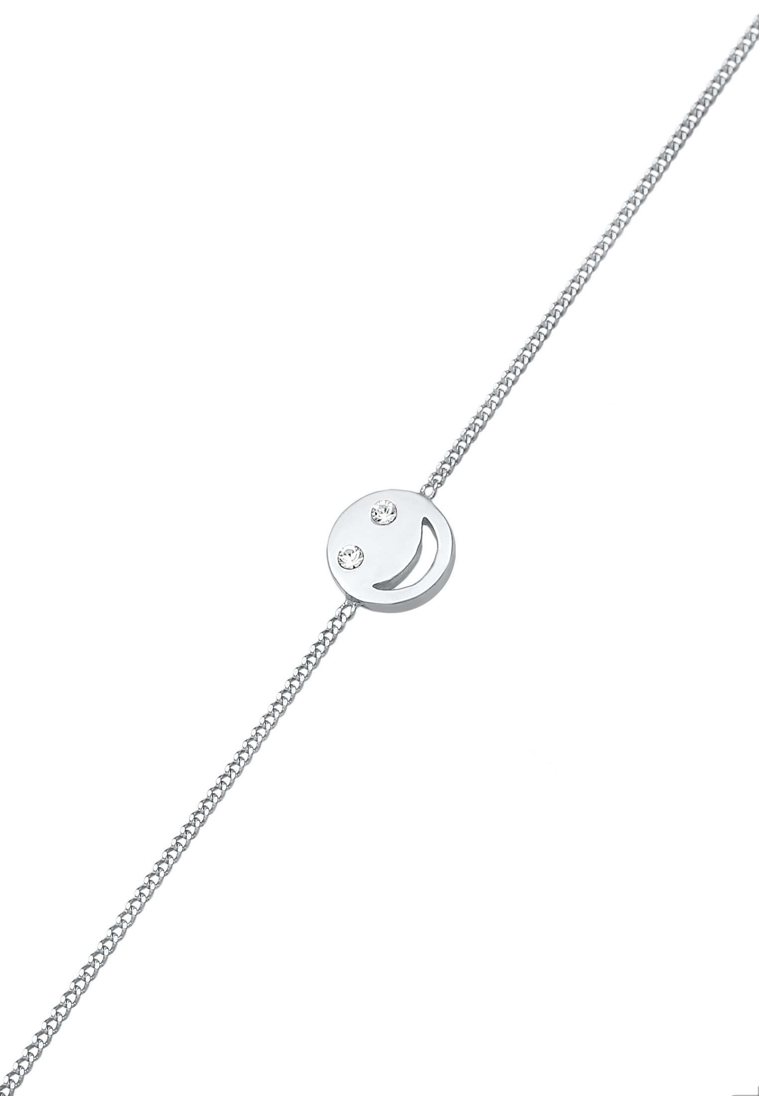 Kristalle Elli für | Face Emoji 925 BAUR »Smile Armband bestellen Silber«
