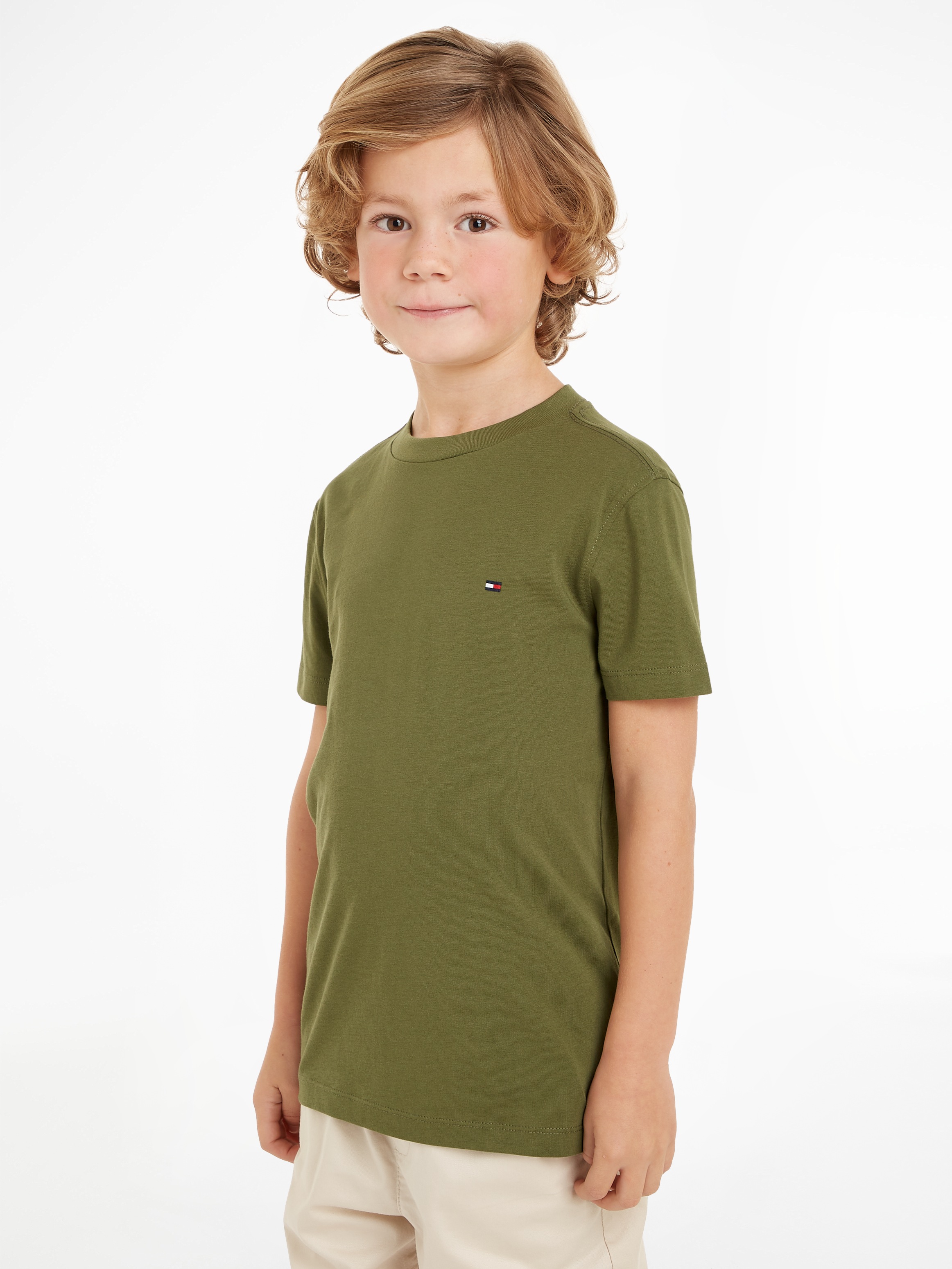 TOMMY HILFIGER Kurzarmshirt »ESSENTIAL COTTON TEE S/S...