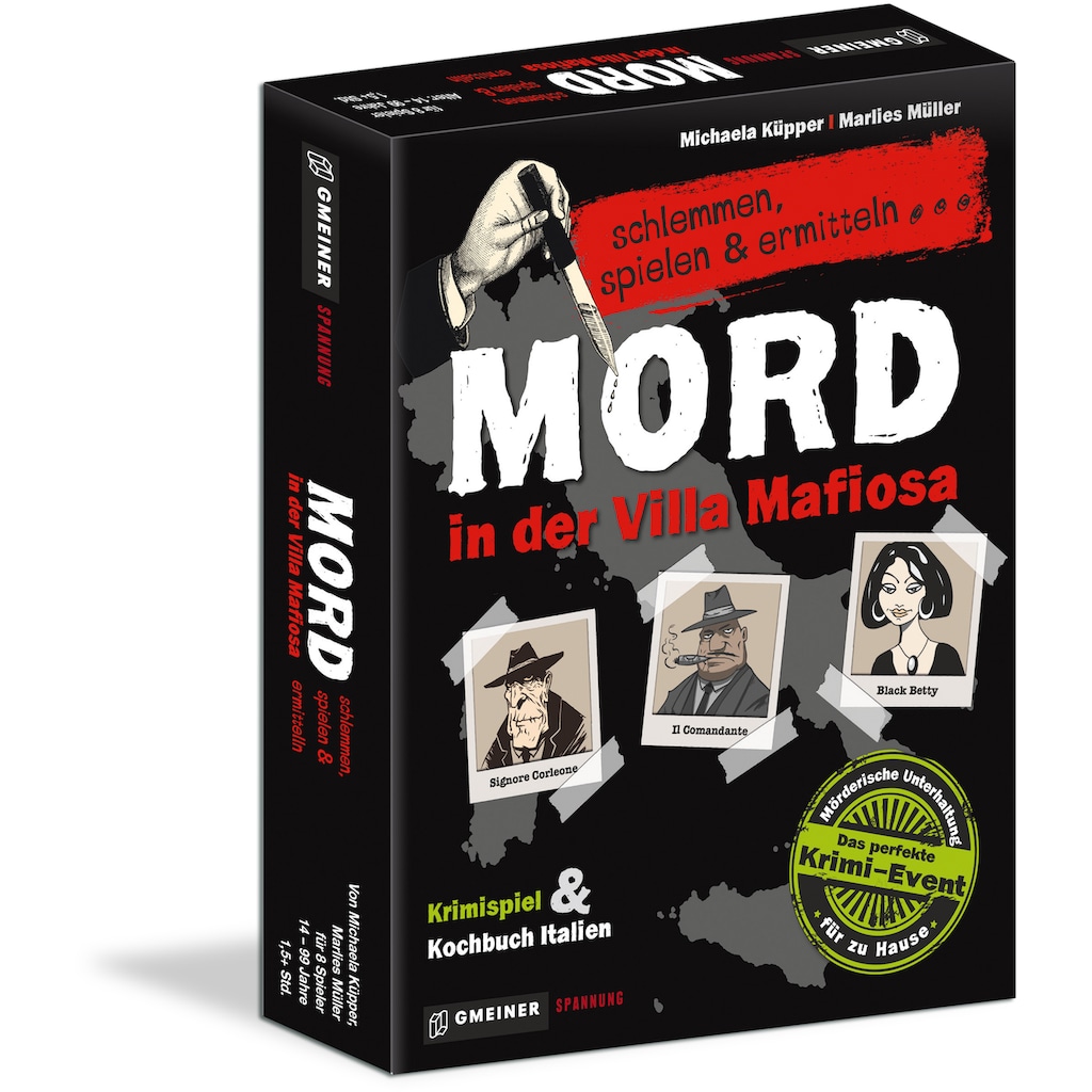 GMEINER Spiel »Mord in der Villa Mafiosa«