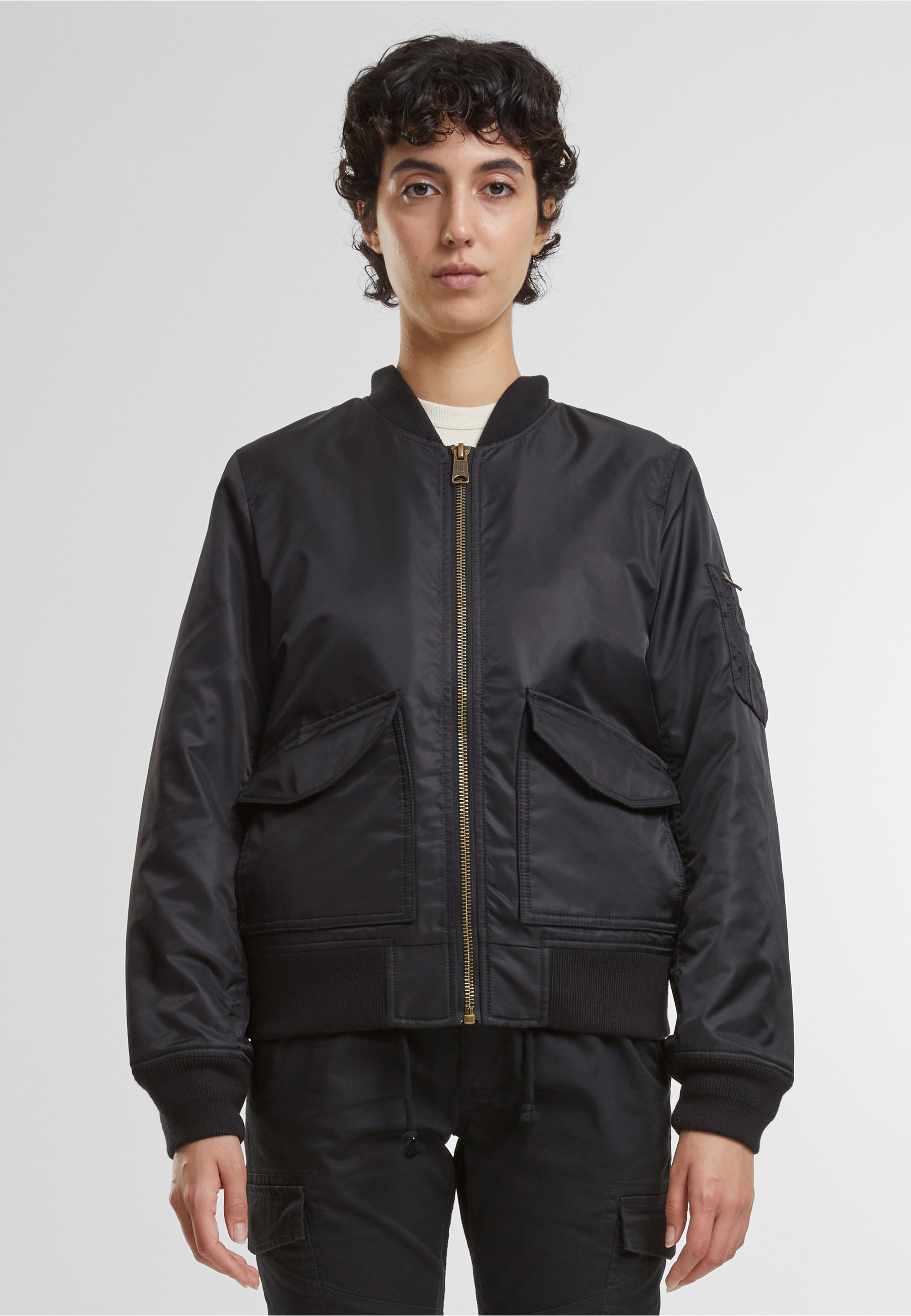Brandit Bomberjacke »Brandit Brandit Women Sherpa Jacket« 1 Stk. tlg. ohne Kapuze