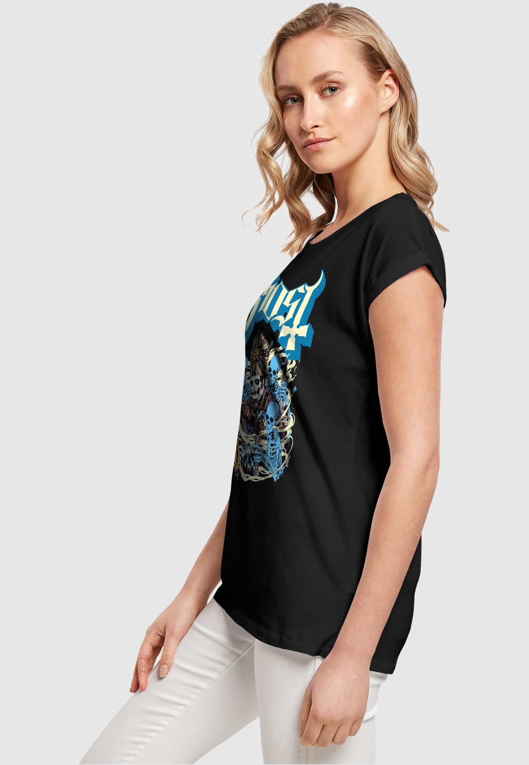 Merchcode T-Shirt »Merchcode Damen Ladies Ghost - Thurrible and friends T-Shirt«, (1 tlg.)