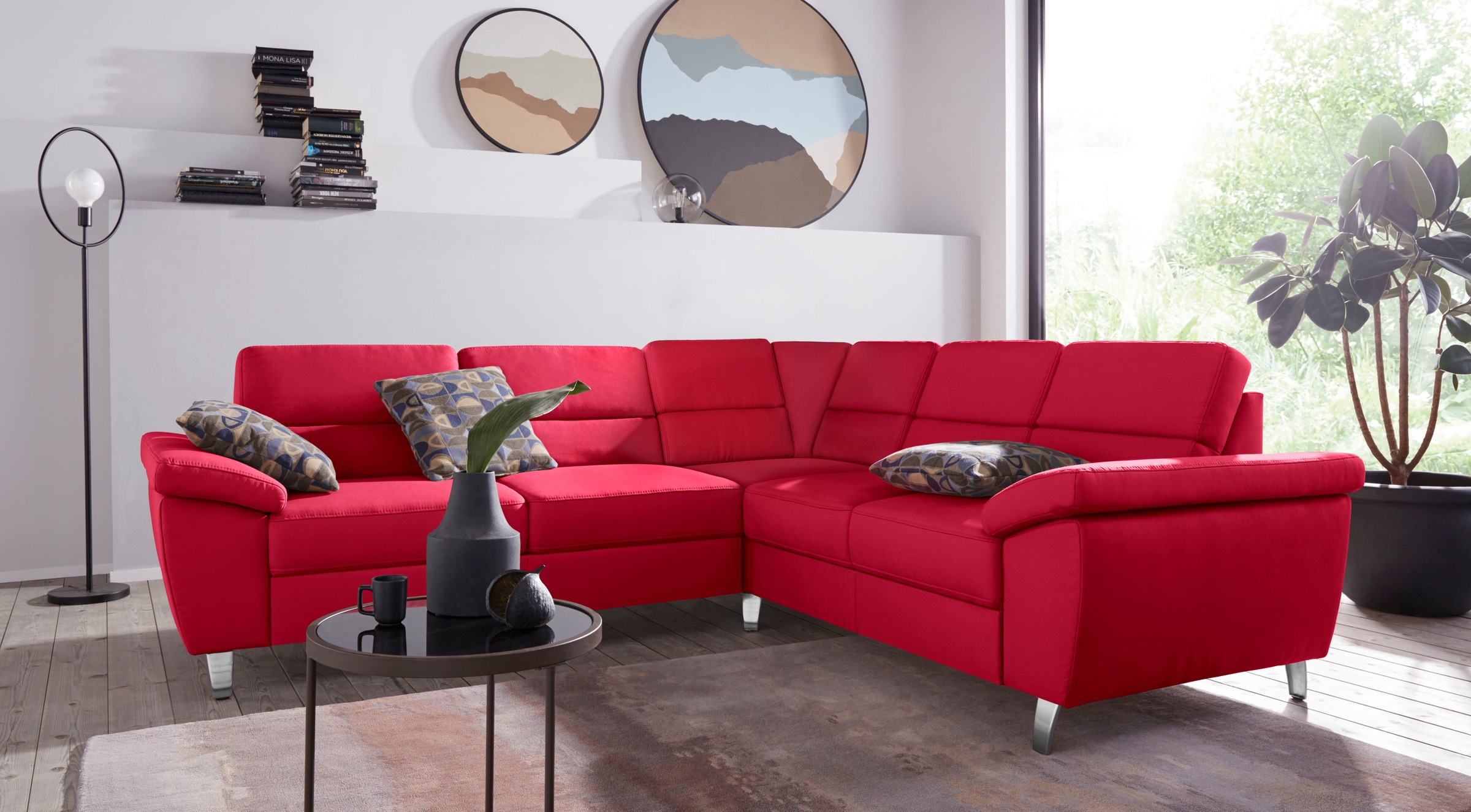 sit&more Ecksofa »Sorano L-Form«, wahlweise mit Bett- und Relaxfunktion, inkl. Bettkasten