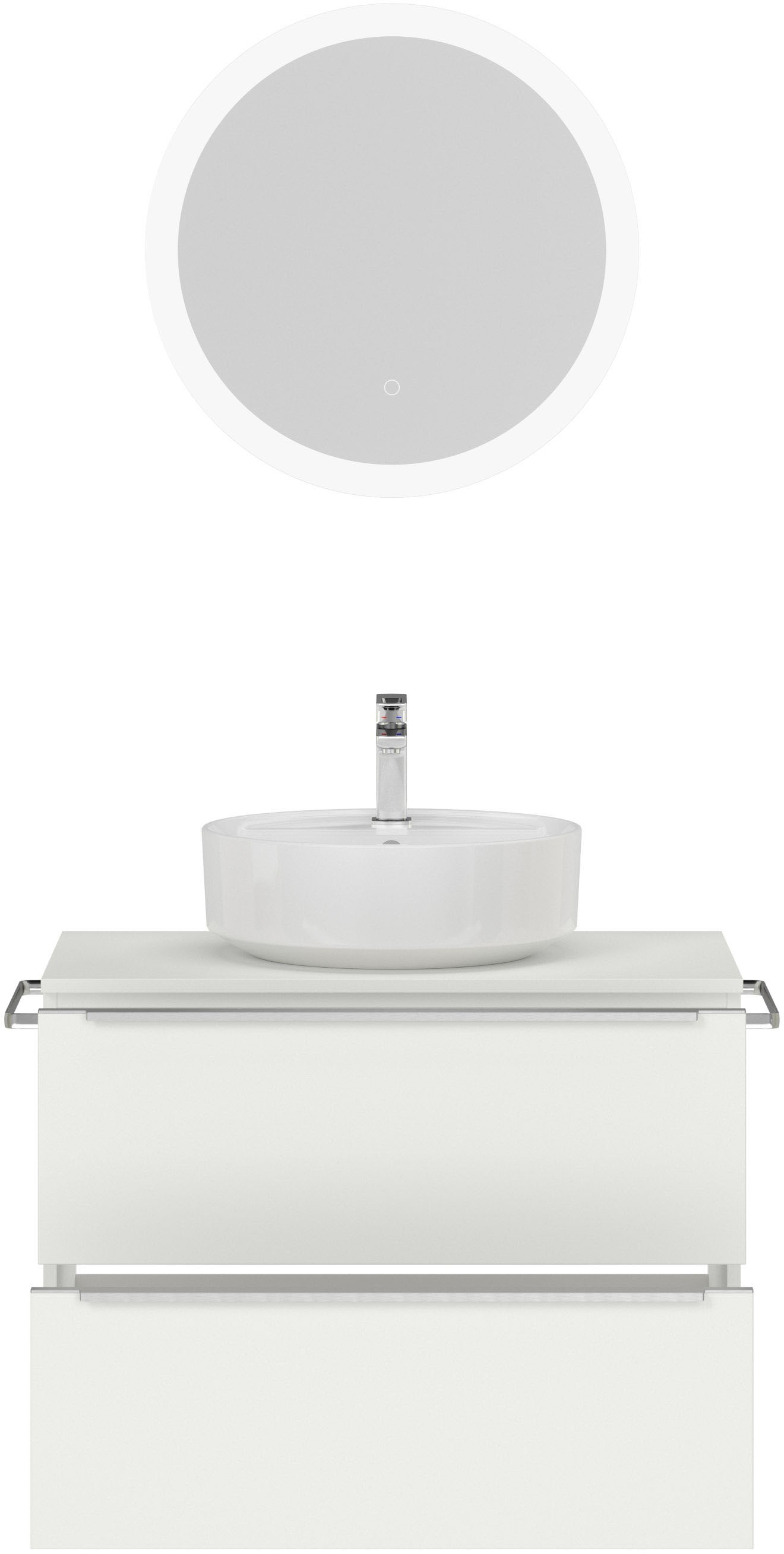 nobilia Badmöbel-Set "Alvene" vormontiert, mit Soft-Close, 2 Stk. tlg. günstig online kaufen