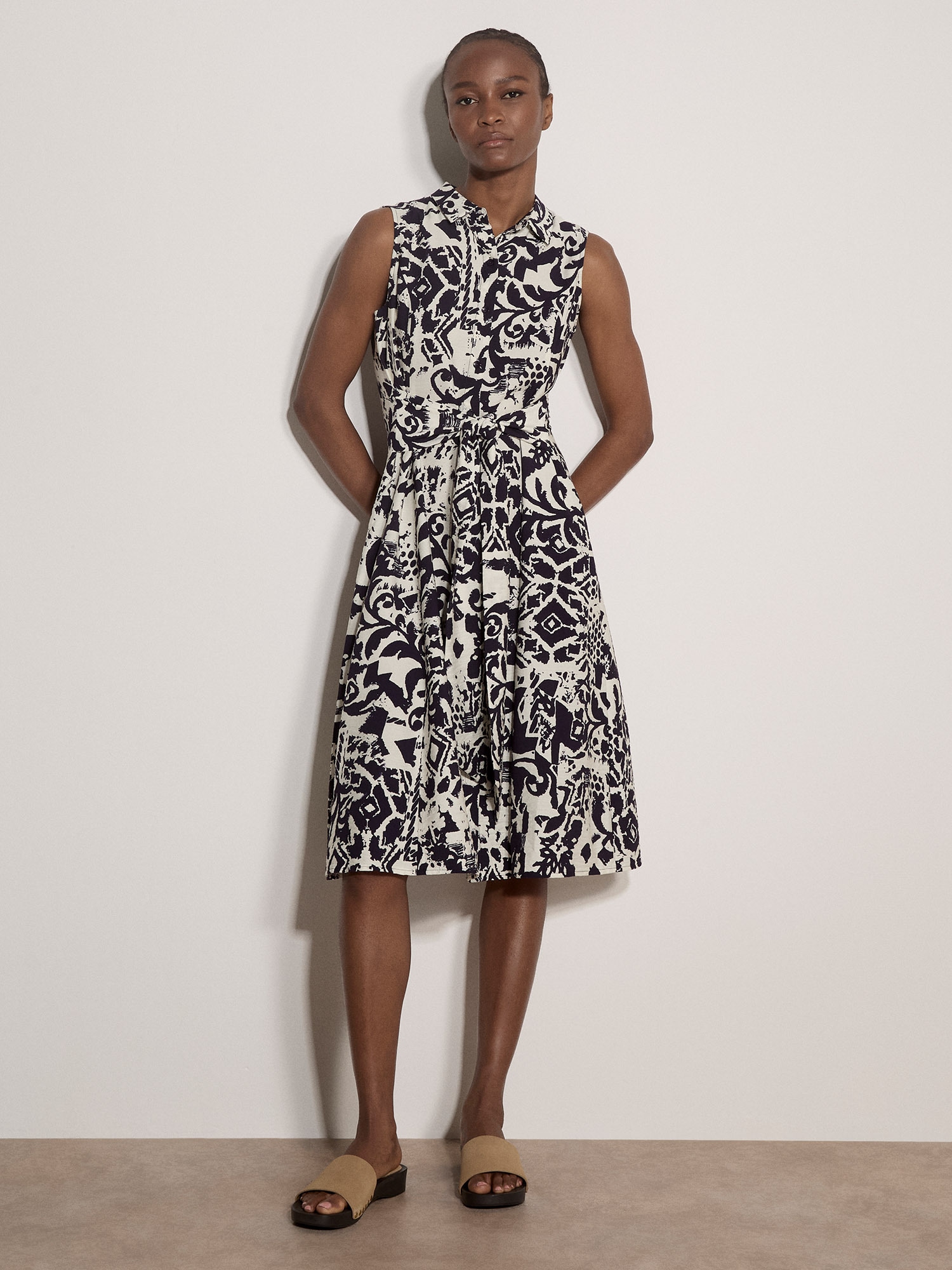 Apricot Midikleid »Maxikleid« mit abstraktem Muster
