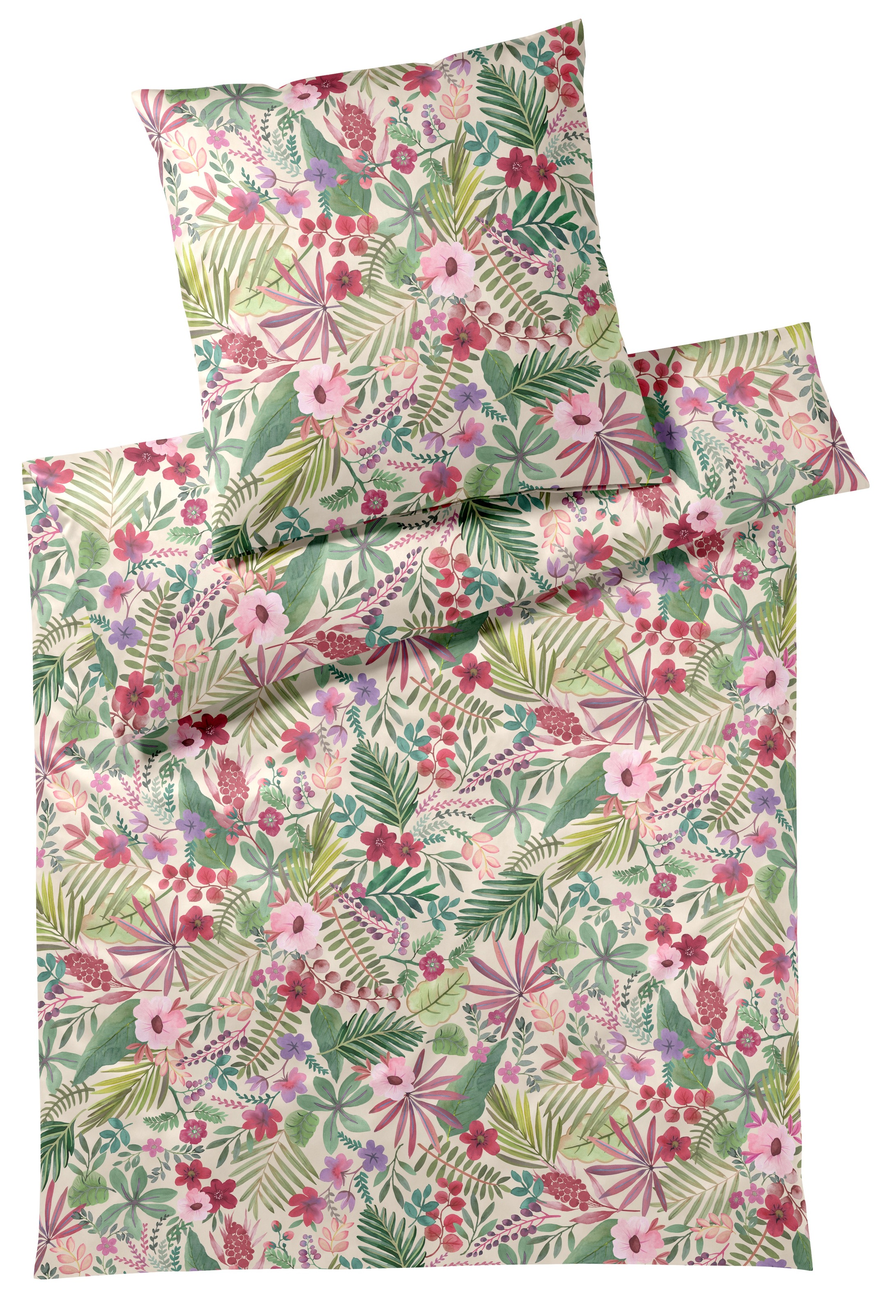 Elegante Bettwäsche "Rise Allover" 2 Stk. tlg. angenehmes Hautgefühl günstig online kaufen