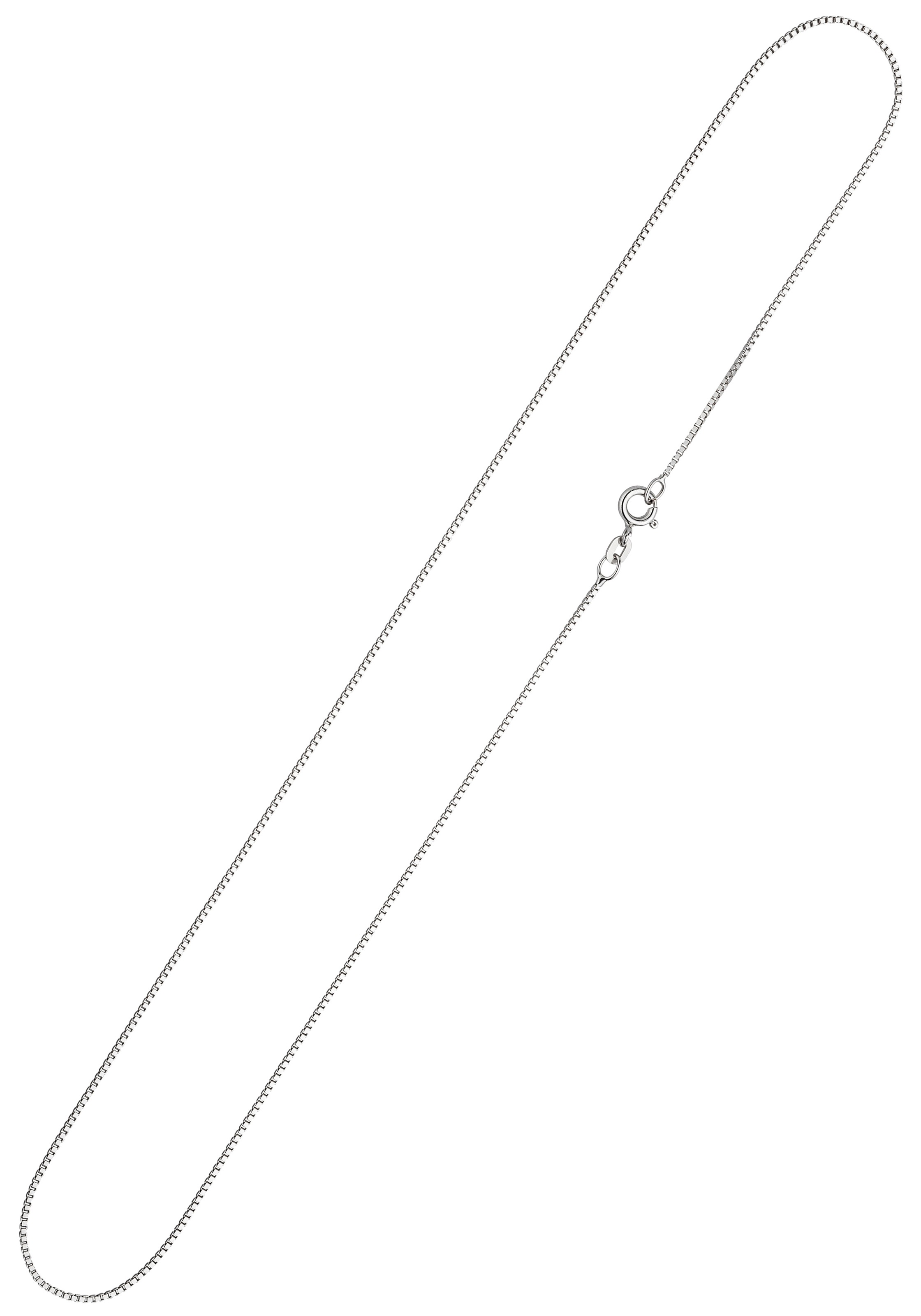 Goldkette JOBO "Venezianerkette 1,2 mm" Gr. 45, weißgold 333, Halsketten, Damen, 45cm, Weißgold 333, Goldkette, 8 Karat 333 Weißgold