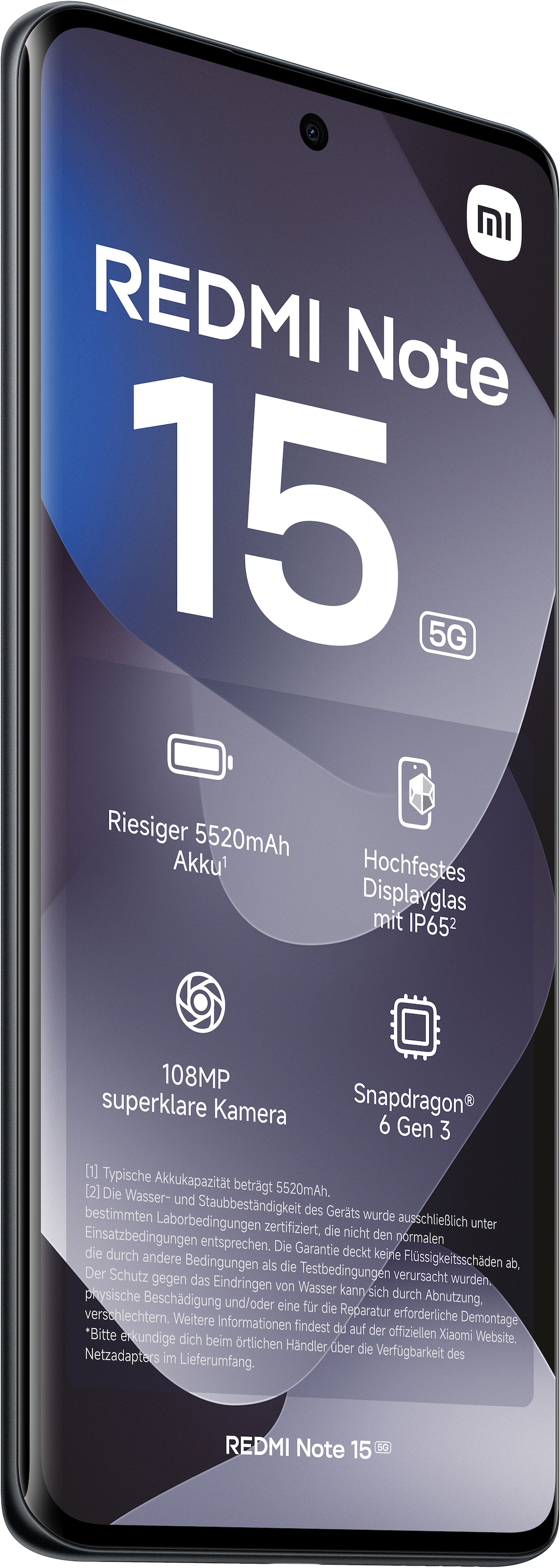 Xiaomi Smartphone »Redmi Note 15 5G 6+128« Black