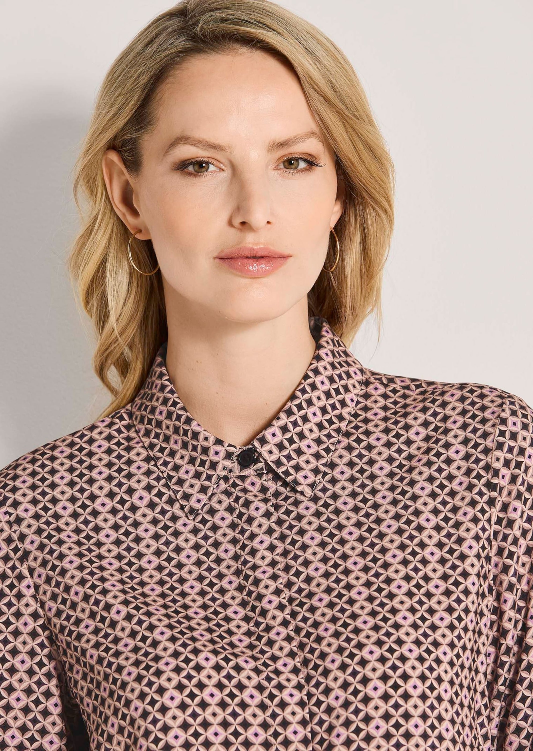 MADELEINE Hemdbluse »Bluse Bluse mit geometrischem Druck«