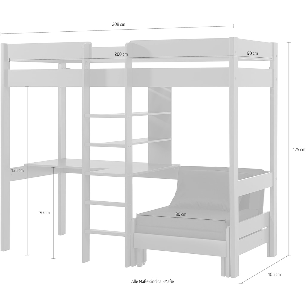 Vipack Hochbett »Pino«