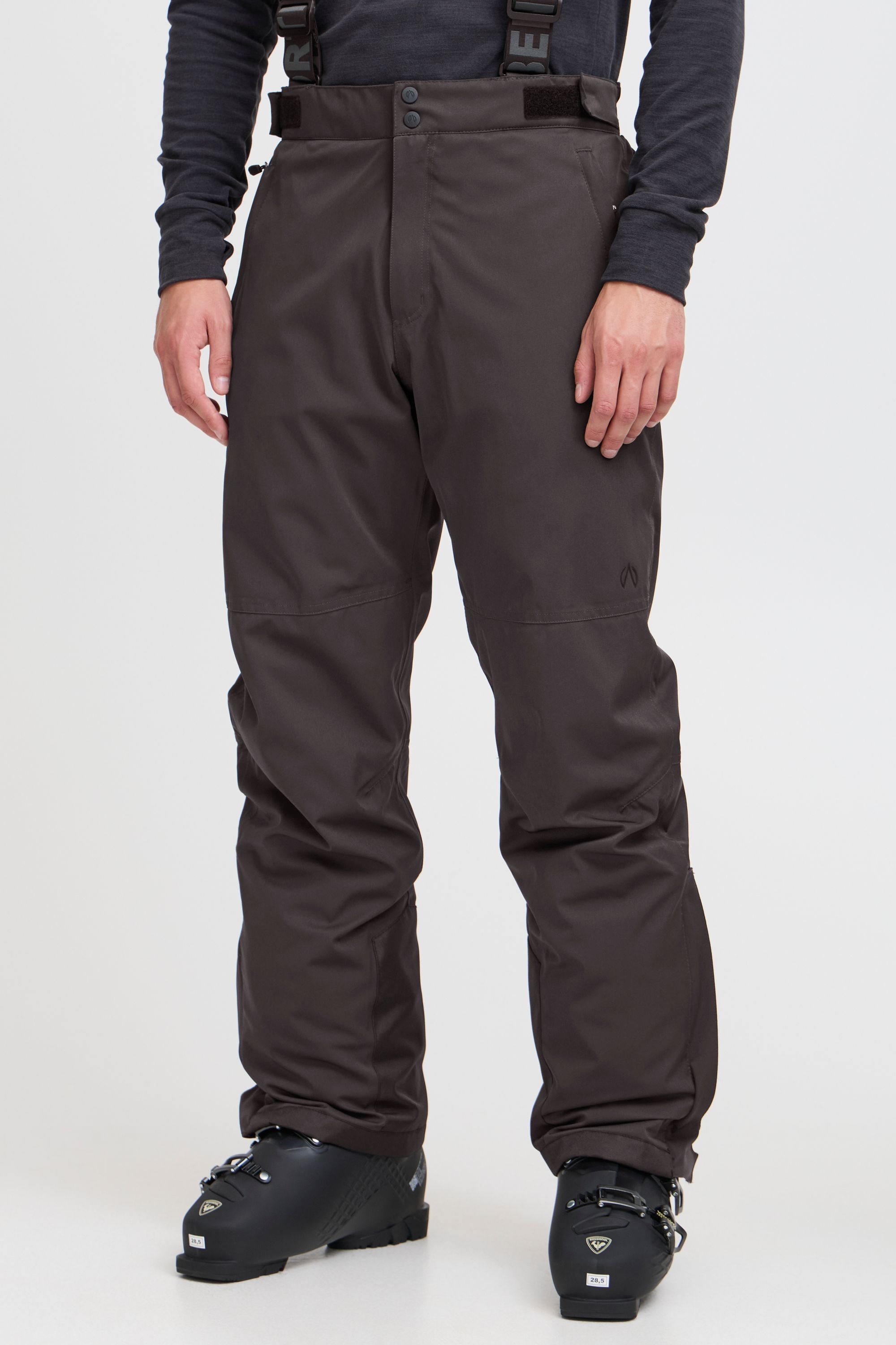 Skihose NORTH BEND "Skihose NBGilles M", Herren, Gr. L, N-Gr, grau (phantom), Obermaterial: 94% Polyester PES. 6% Elasthan EL., unifarben, regular fit normal, Hosen Skihose 2