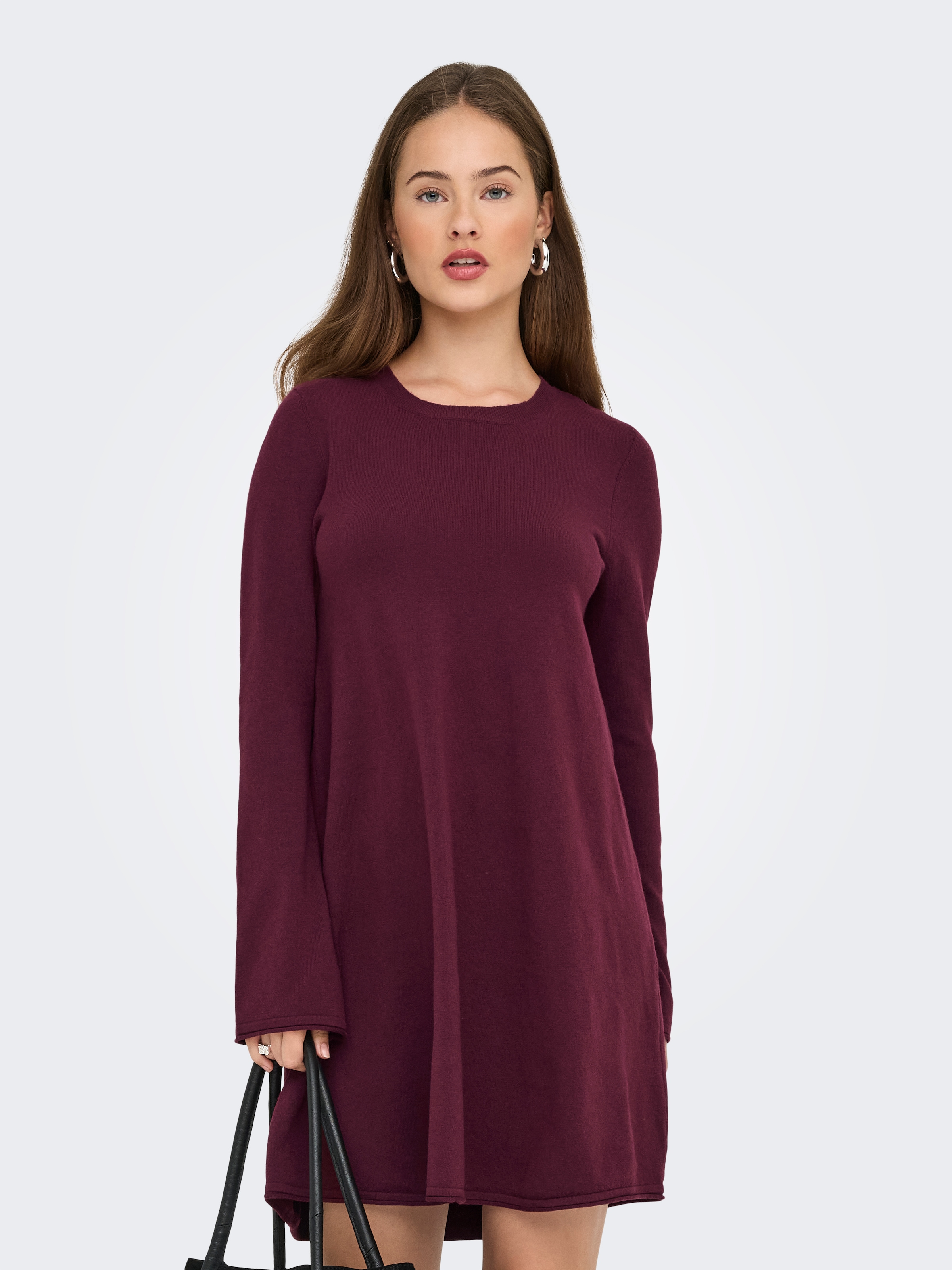 ONLY Midikleid "ONLAMALIO LIFE LS ONECK DRESS KNT", Sommerkleid günstig online kaufen