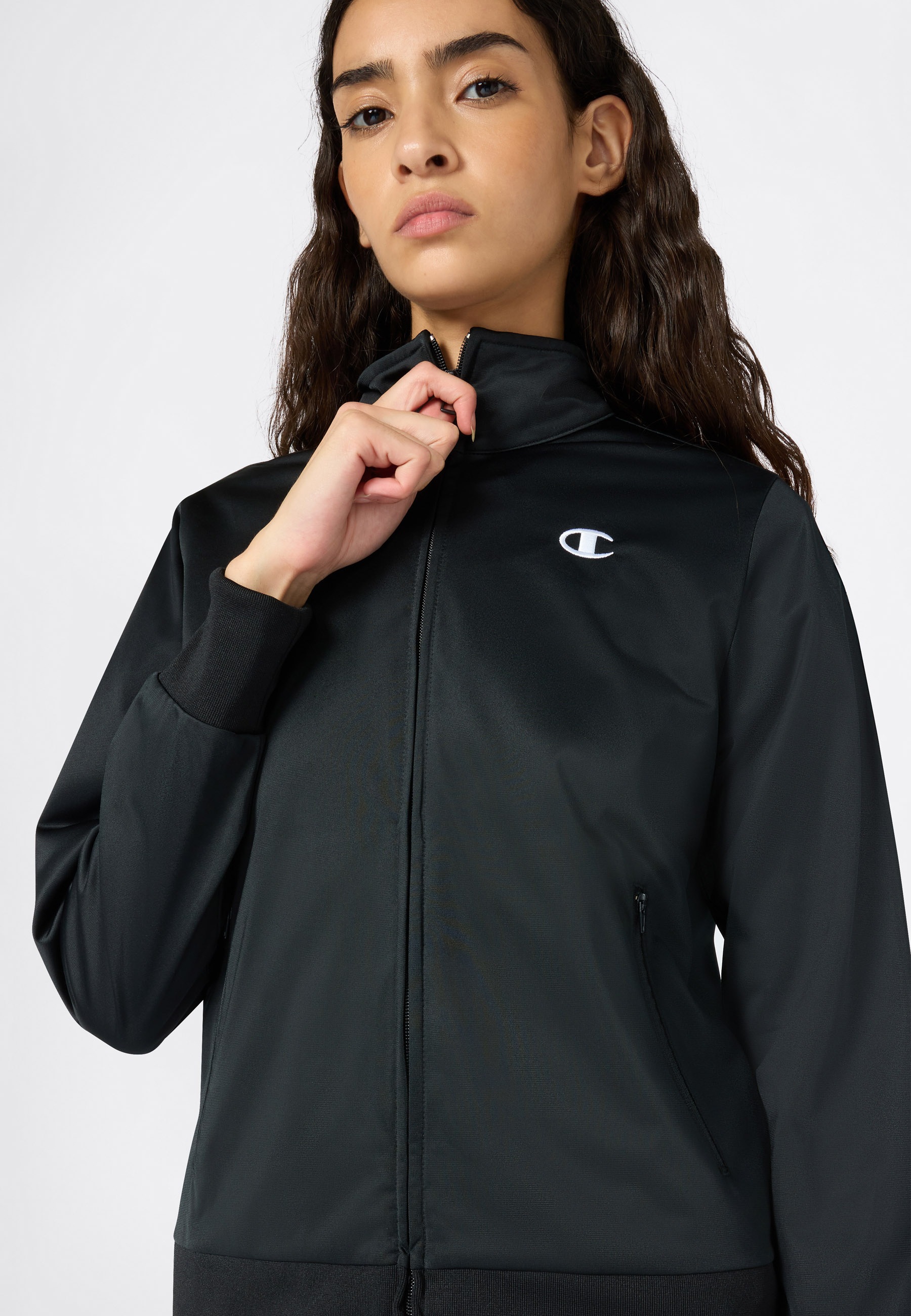 Thumbnail - Champion Trainingsanzug "ICONS Full Zip Suit" 2 Stk. für sportliche Aktivitäten, zweiteilig, aus Polyester