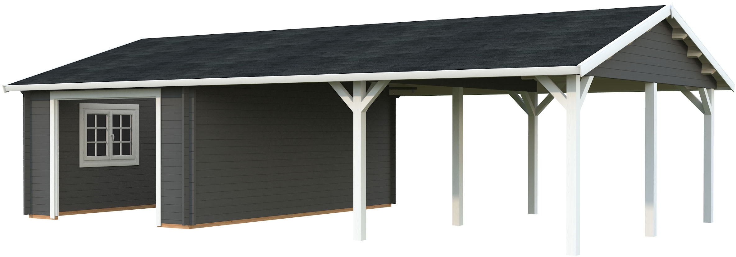 Palmako Garage "Roger, ohne Tor" BxTxH: 1006x619x316 cm