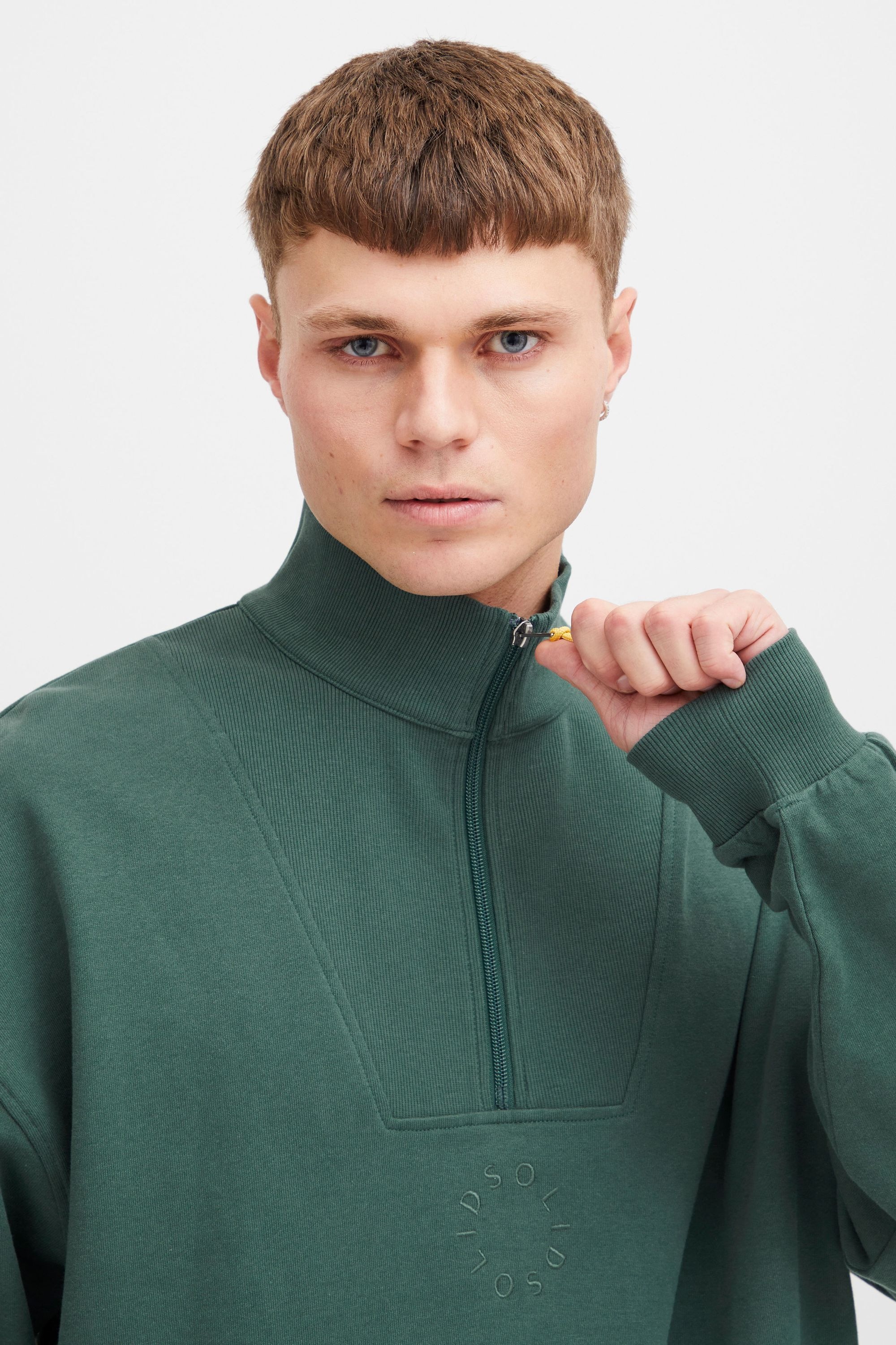 !Solid Longpullover »Sweatshirt SDIlham«