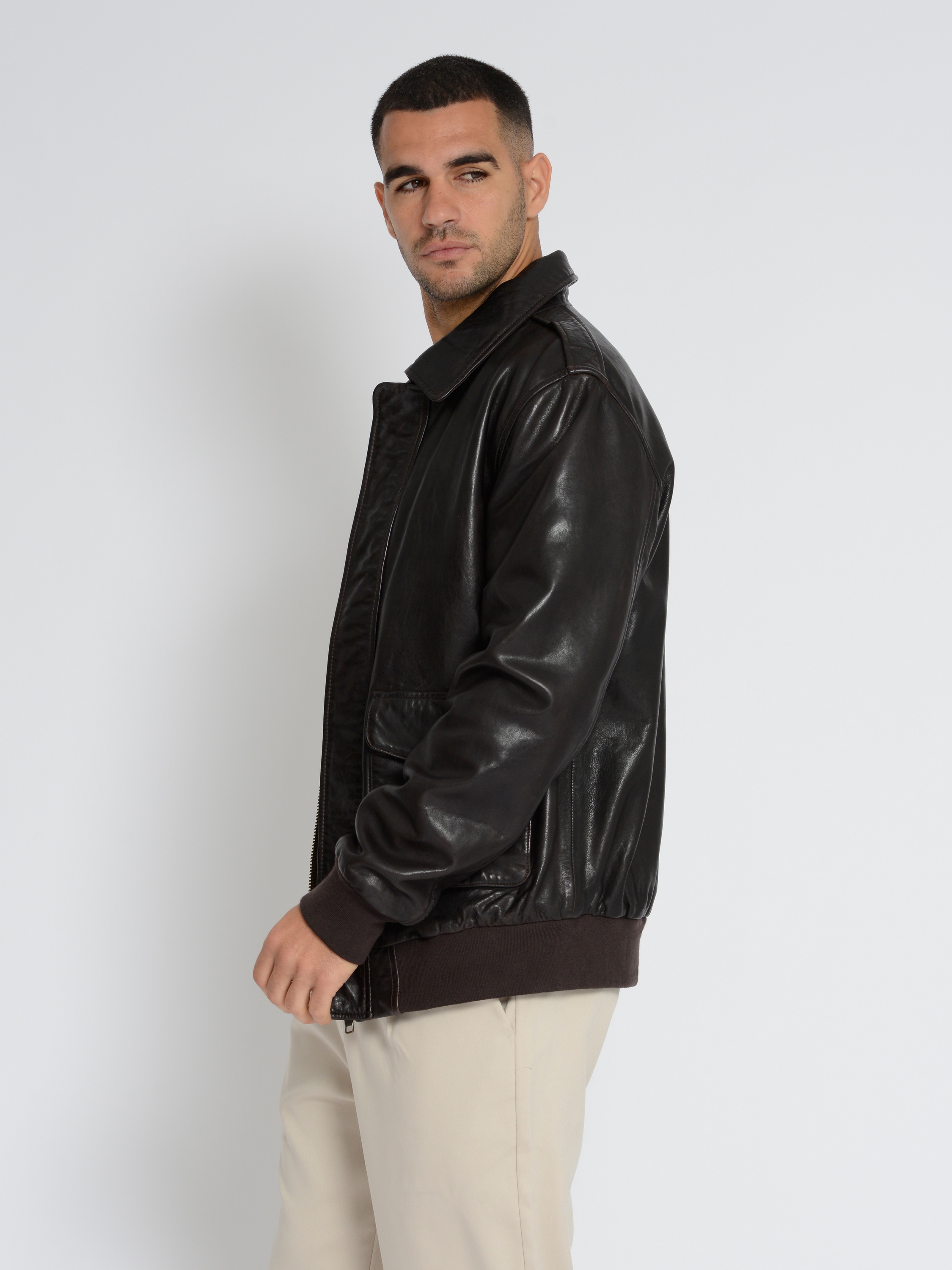 TOP GUN Lederjacke »TG2023003«