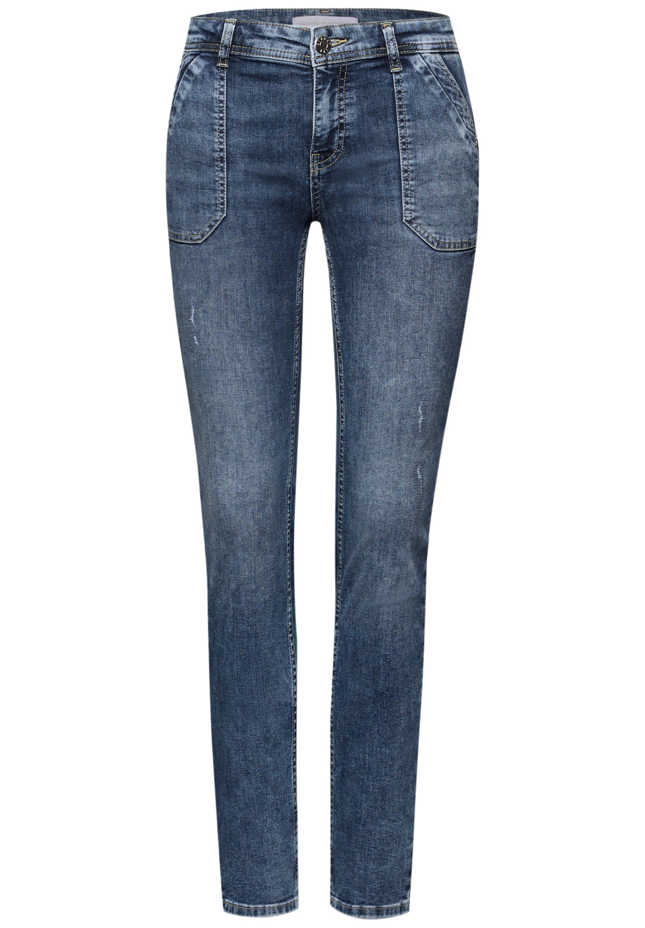 STREET ONE Comfort-fit-Jeans, im elastischen Materialmix
