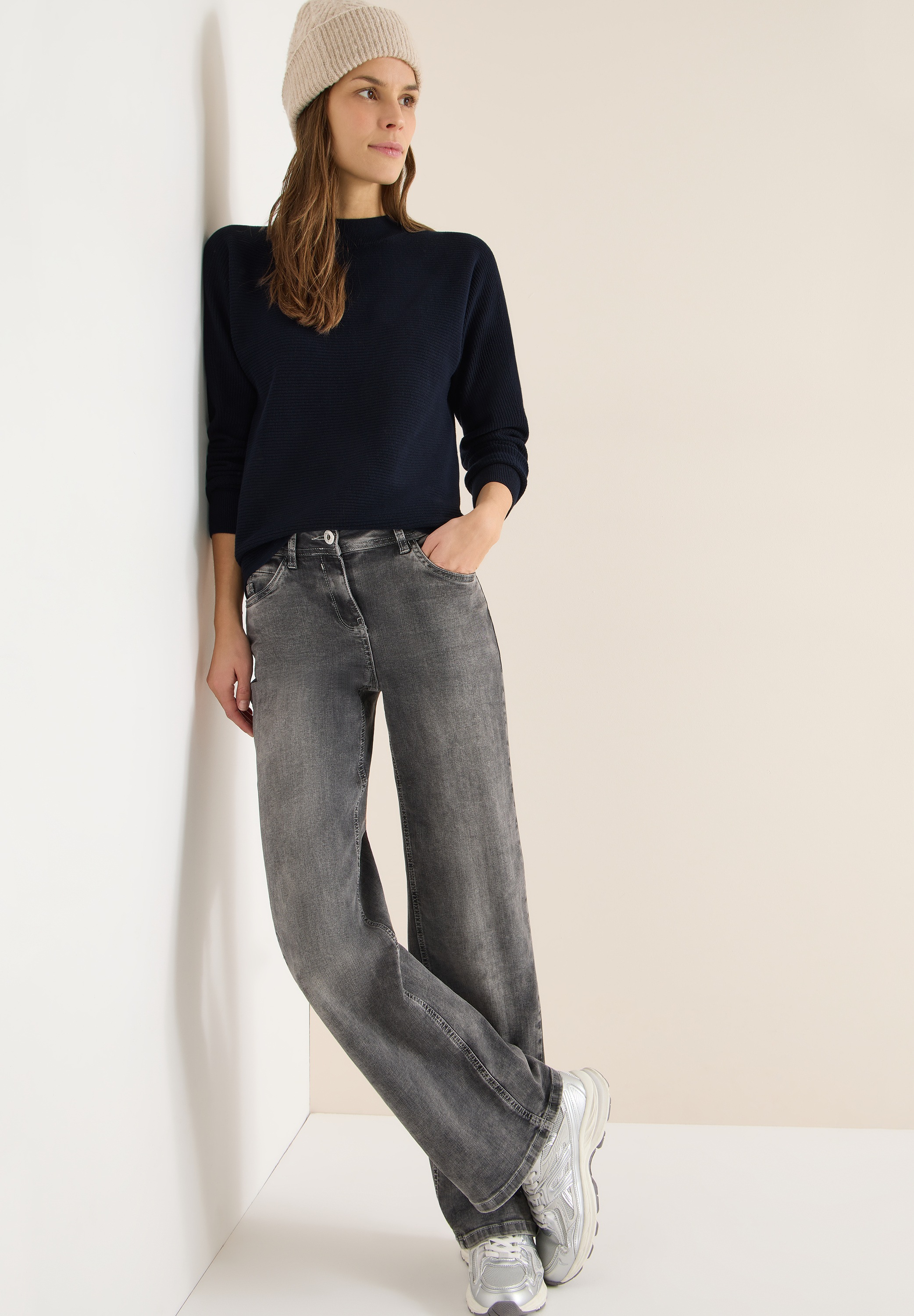 Cecil Strickpullover mit Turtleneck