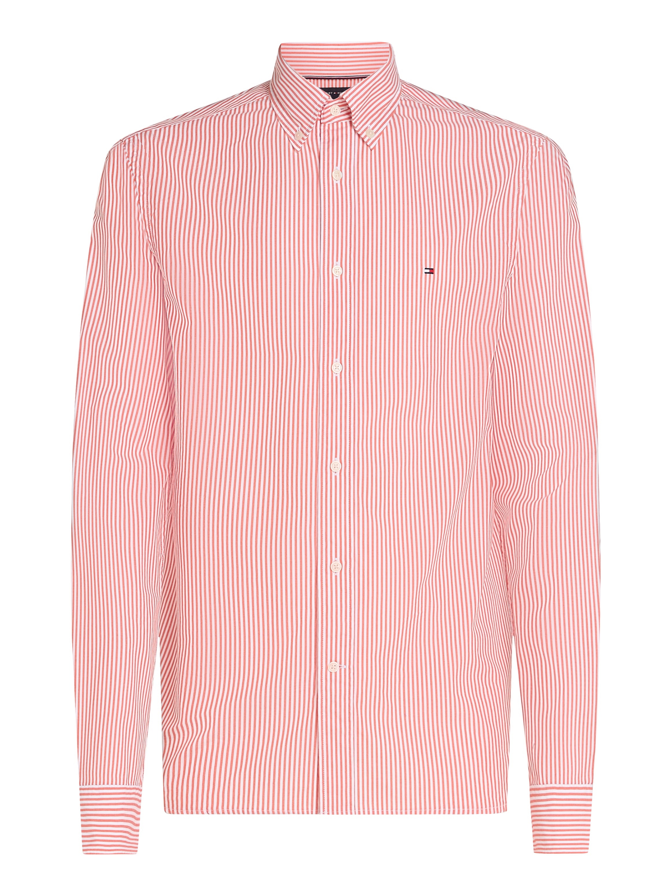 Tommy Hilfiger Langarmhemd »FLEX POPLIN CLASSIC STP RF SHIRT«, mit Sreifenmuster