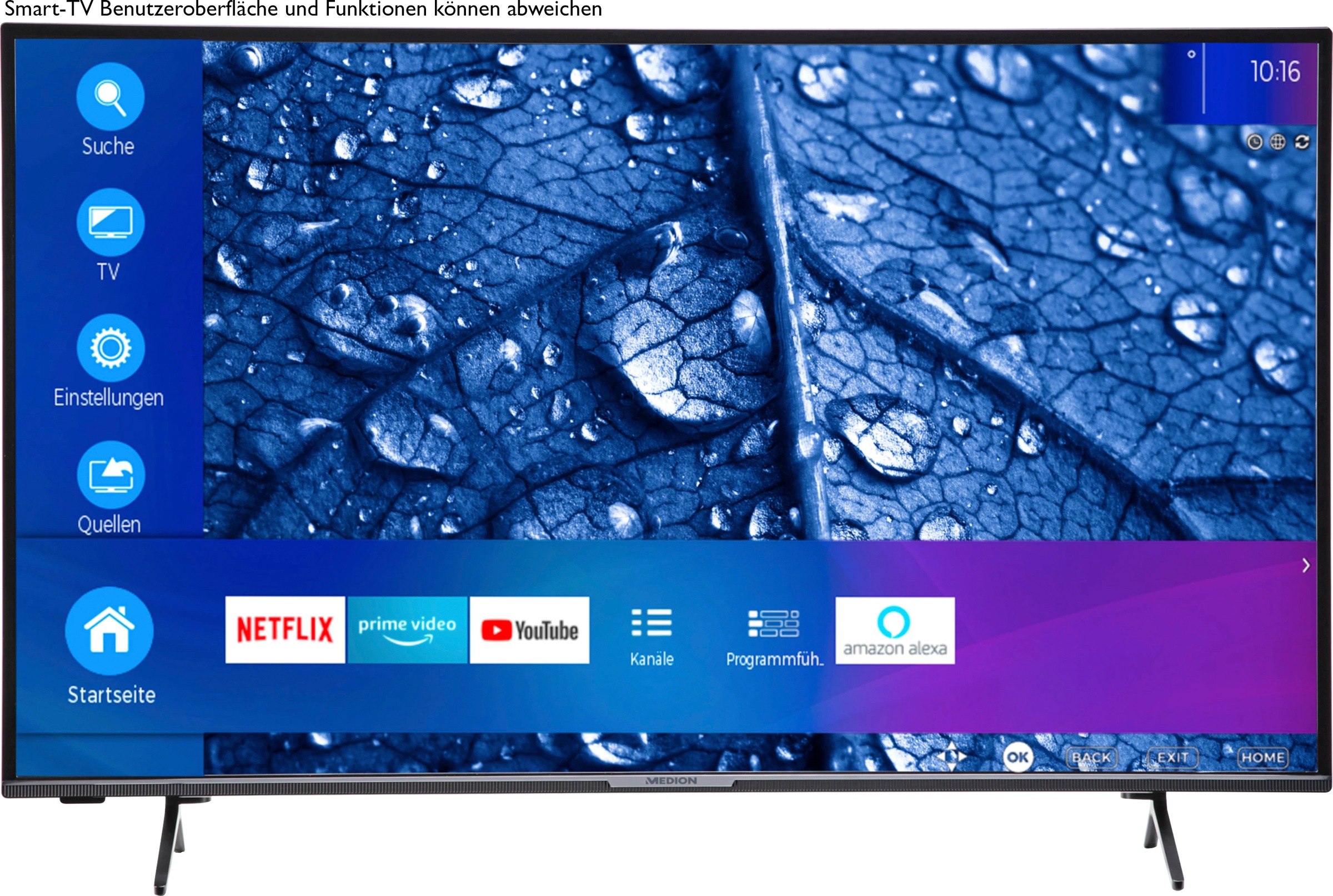 Medion® LED-Fernseher »MD31405 EU«, Full HD, Smart-TV