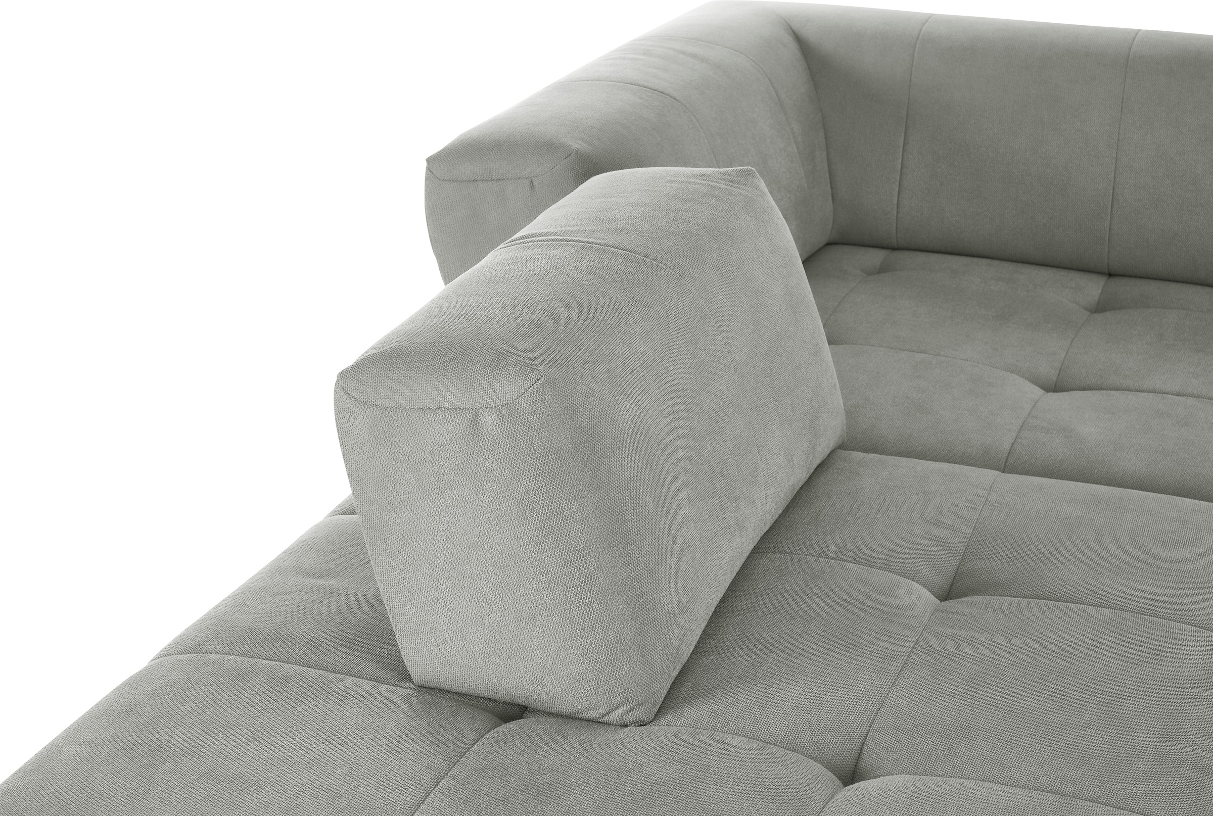 3C Candy Ecksofa »Yoshy Komfortsofa, bequem und modern, hochwertige Verarbeitungsdetails«, Zwei verschiedene Sitztiefen durch verstellbare Rückenlehne, L-Form