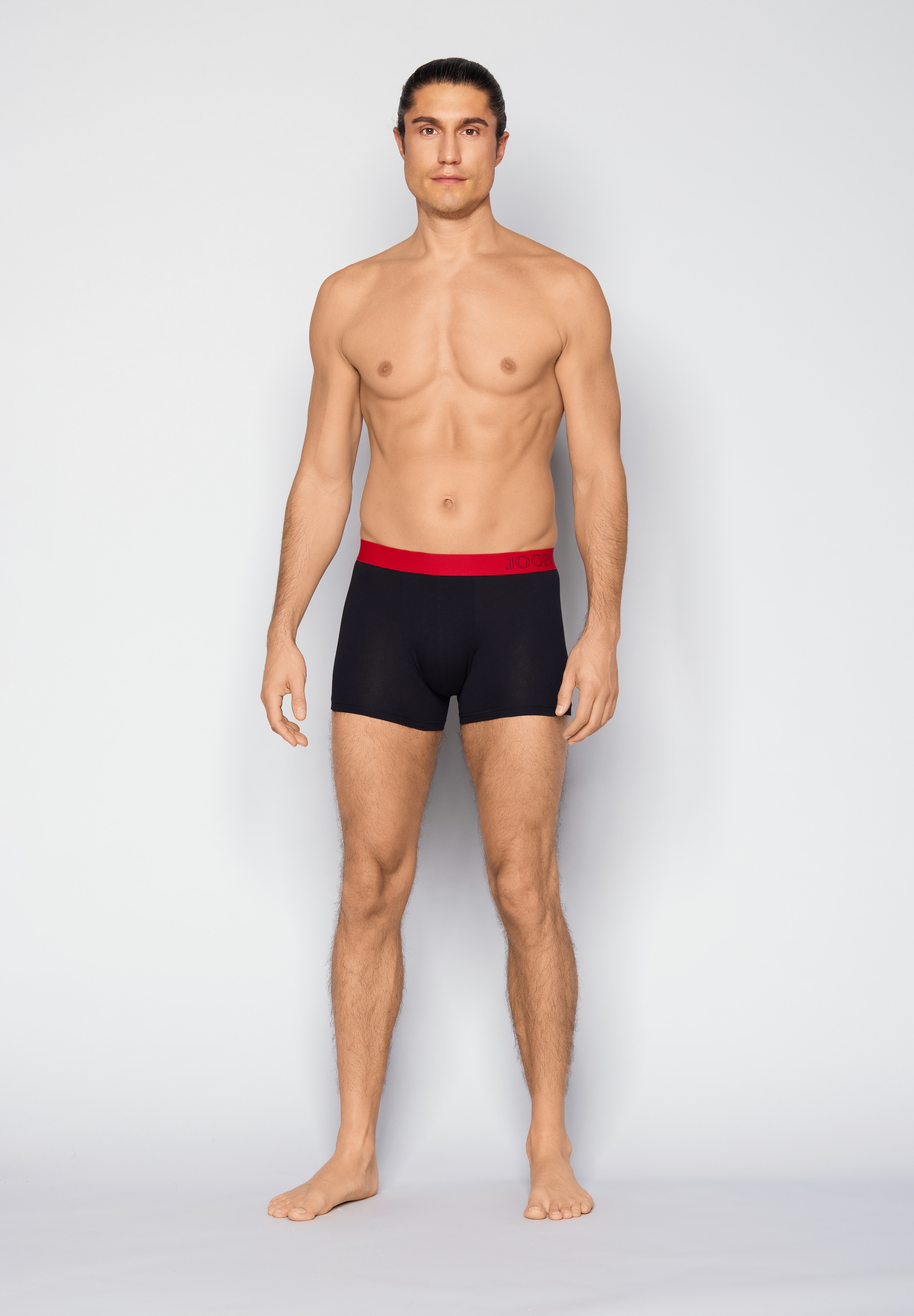 JOOP! Boxershorts »Everyday« 3er Pack,  ohne Eingriffe, Cornflower-Design, elastischer Logobund