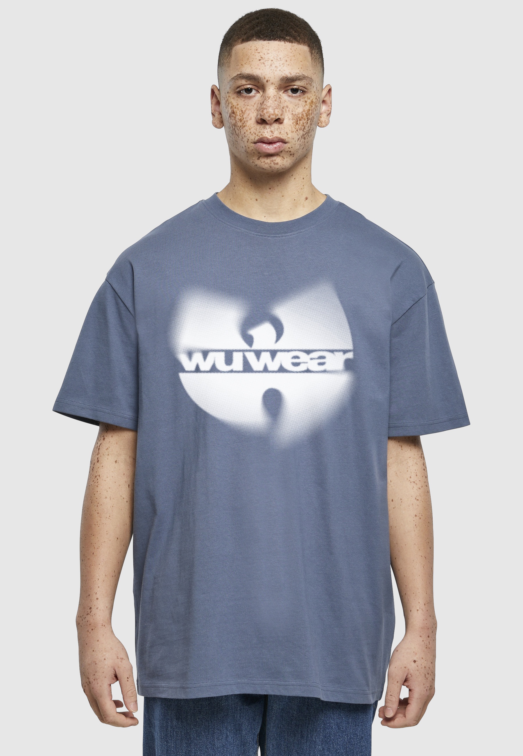 MisterTee T-Shirt »MisterTee Herren WU Wear Faded Logo Oversize Tee« 1 Stk.