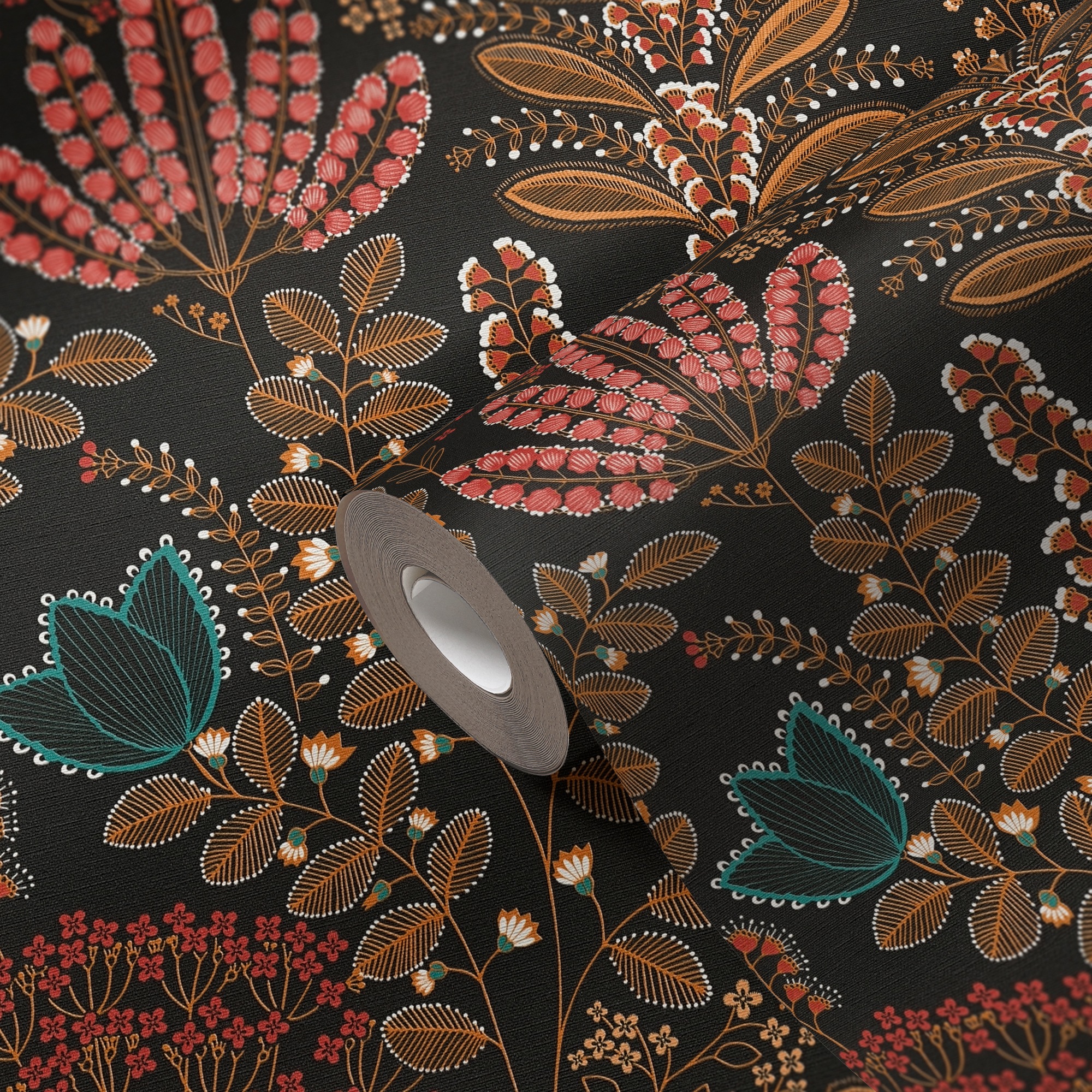 living walls Vliestapete »Famous Garden Blumen-Tapete Mustertapete Blümchen Blume«, matt, Vliestapete floral für Schlafzimmer Küche Wohnzimmer Blumen Design