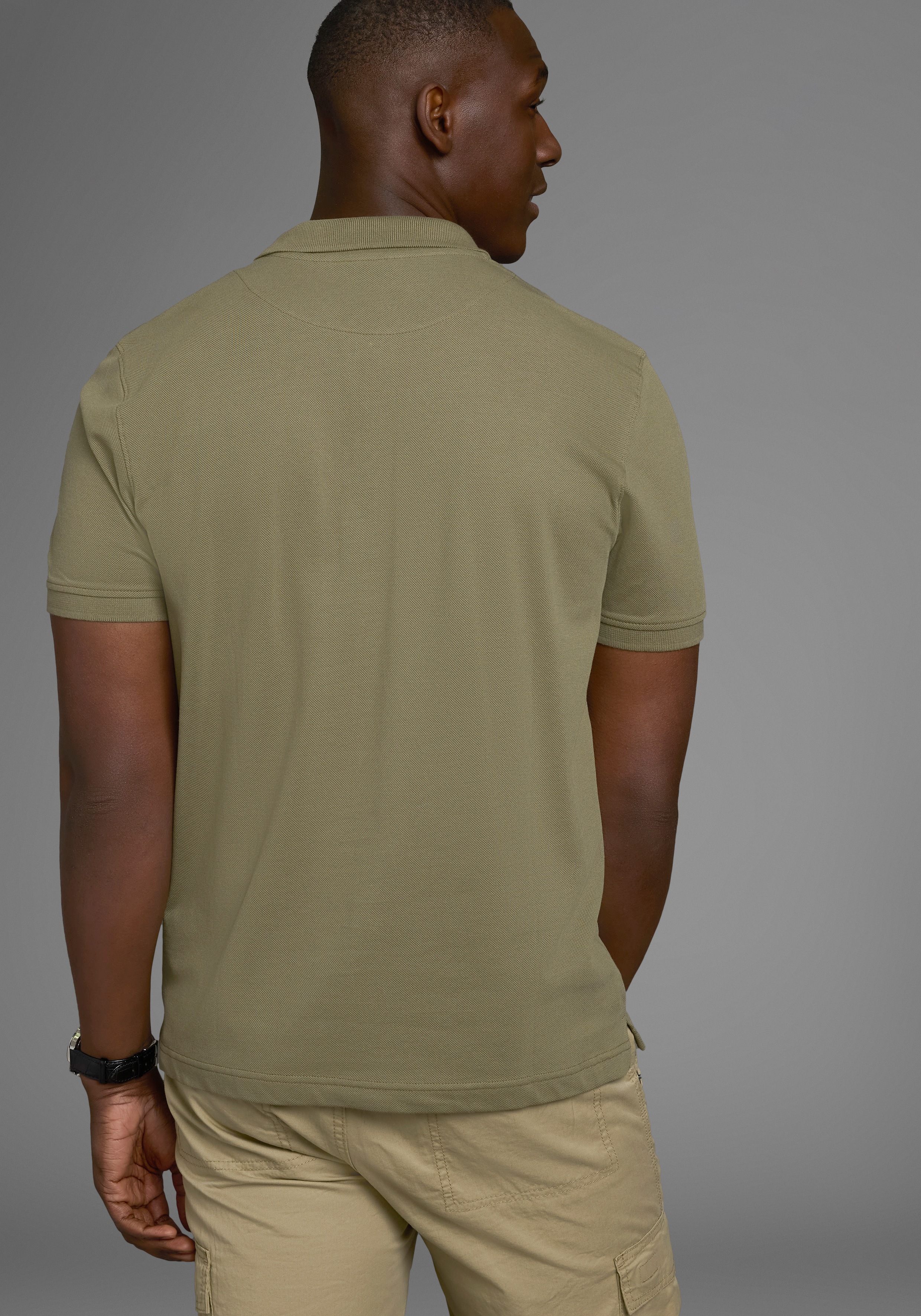 Thumbnail - Mans World Poloshirt Kurzarm, lockere Passform, unifarben