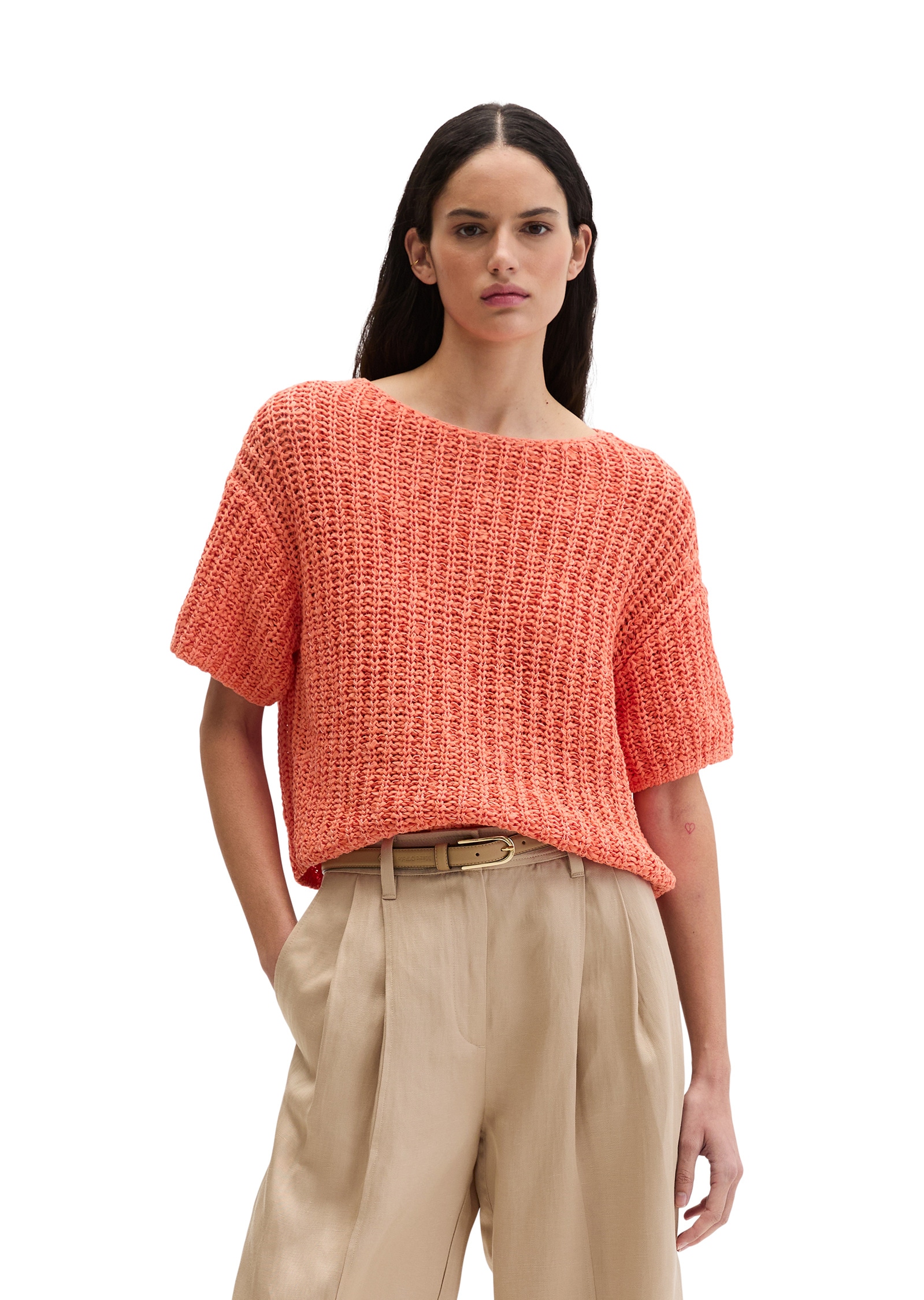Marc O'Polo Strickpullover »aus Bändchengarn«