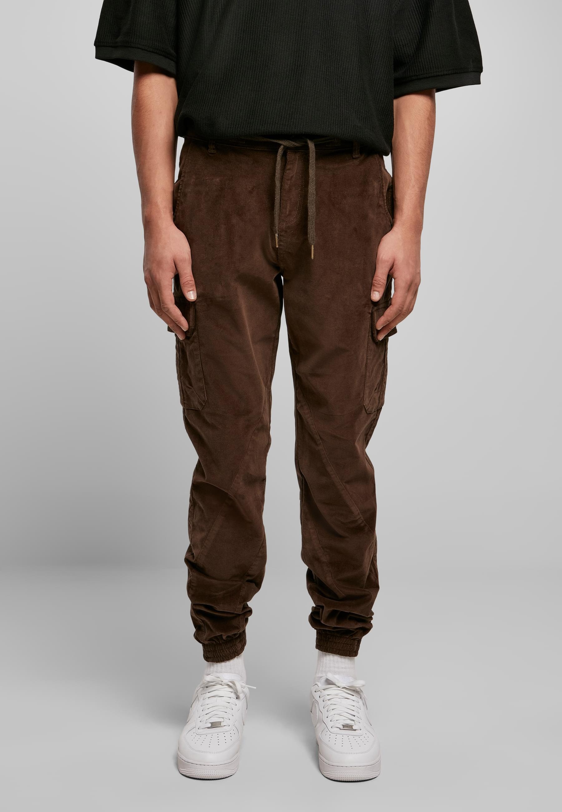 URBAN CLASSICS Jogginghose »Urban Classics Herren Corduroy Cargo Jogging Pants«, (1 tlg.)