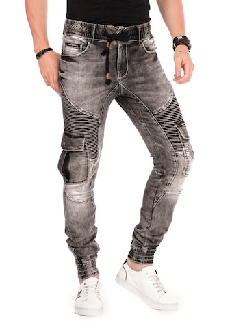 Cipo & Baxx Slim-fit-Jeans, mit elastischen Bündchen am Saum kaufen