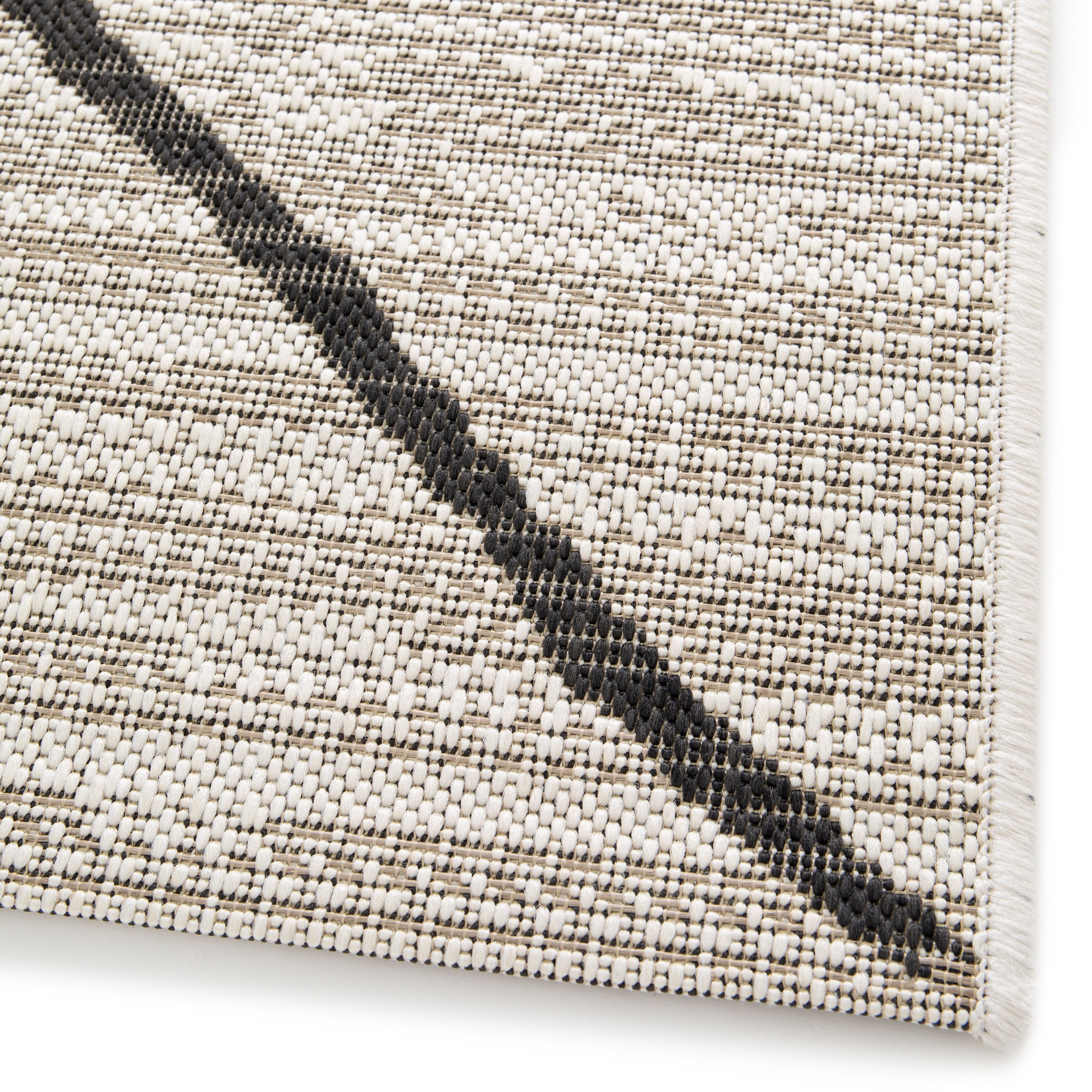 Primaflor-Ideen in Textil Teppich »Outdoorteppich PARADISE - Rhombus«, rechteckig, 4 mm Höhe, Flachgewebe, Rauten, Scandi, In- und Outdoor geeignet, wasserfest