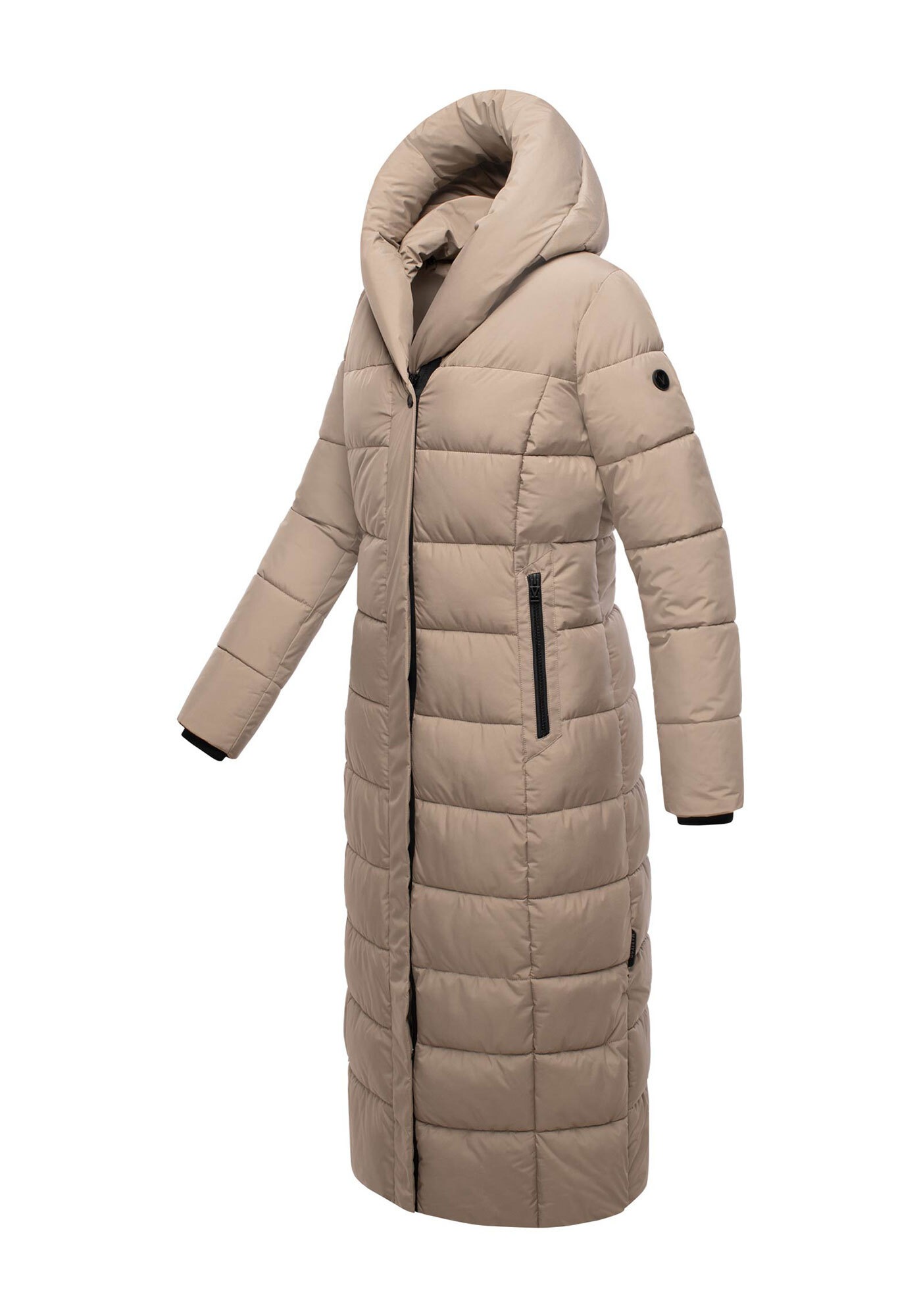 Marikoo Winterjacke »Pakoraa«, extra langer Winter Mantel mit abnehmbaren Innenteil