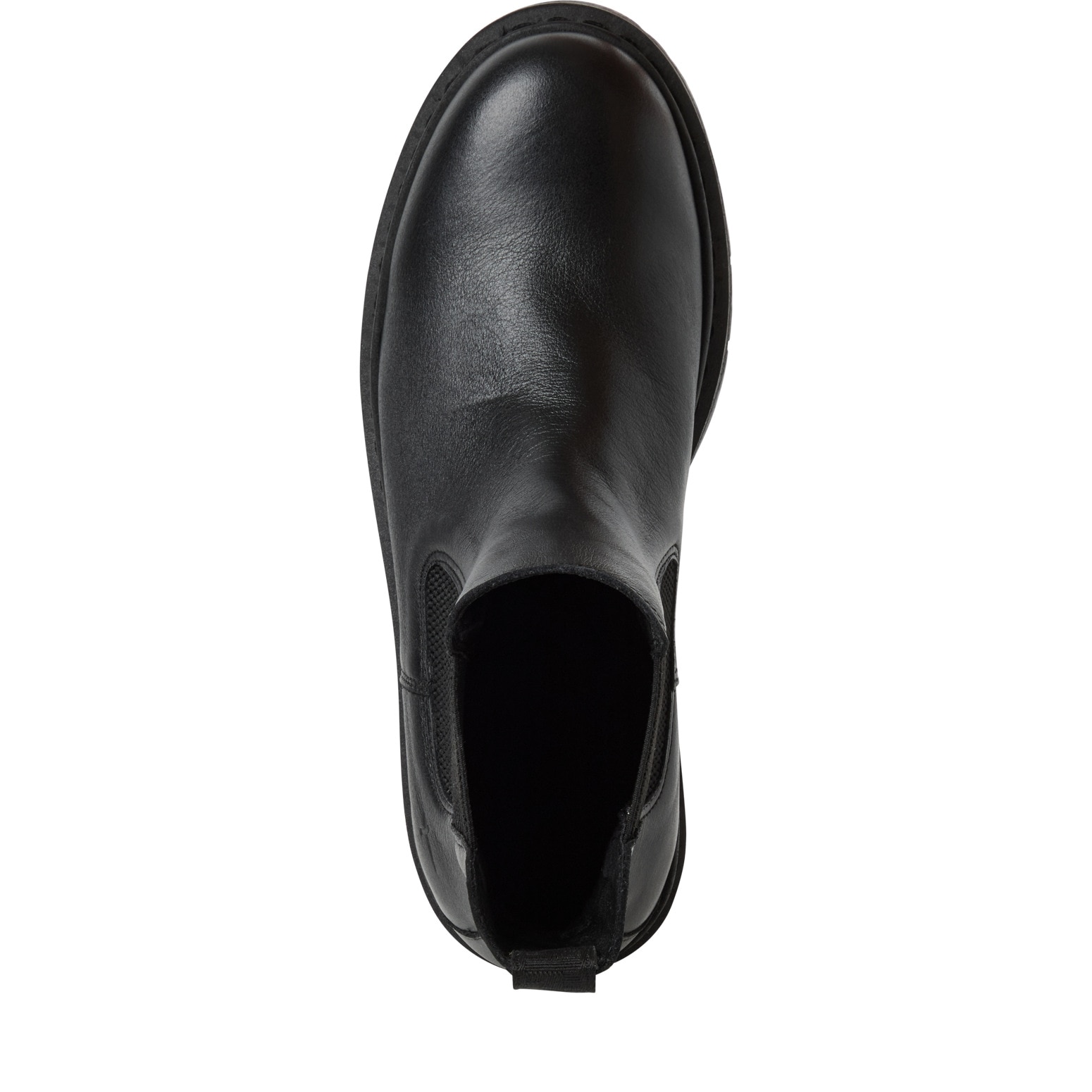 Tamaris Chelseaboots, Plateau, Schlupfboots, Stiefelette mit praktischer Anziehlasche