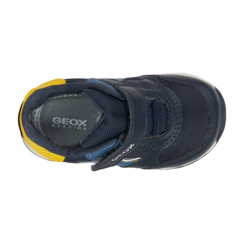 Geox Lauflernschuh »B RISHON BOY A«, Sneaker, Klettschuh mit coolem Sterneprint